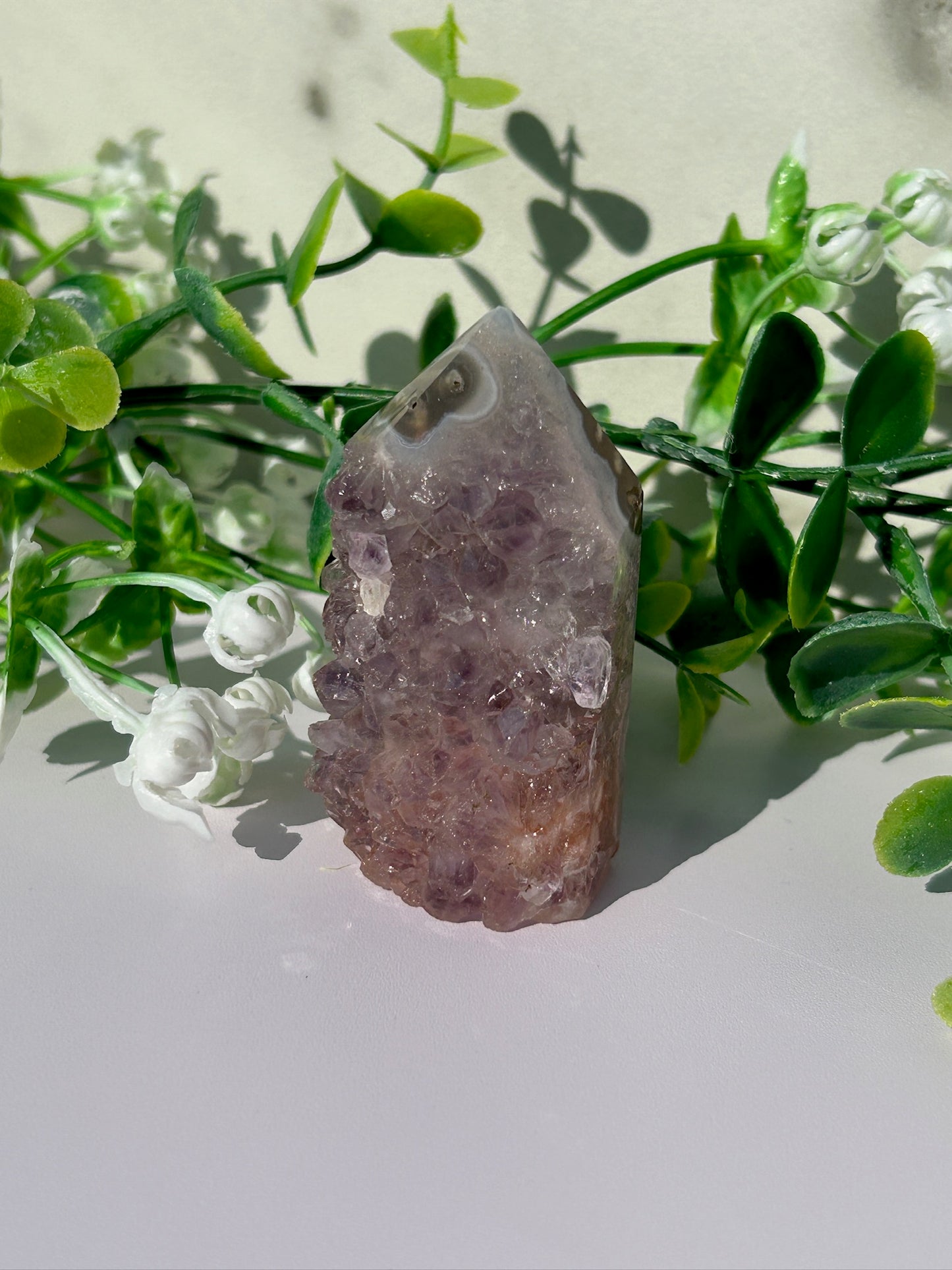 Pink amethyst tower 28