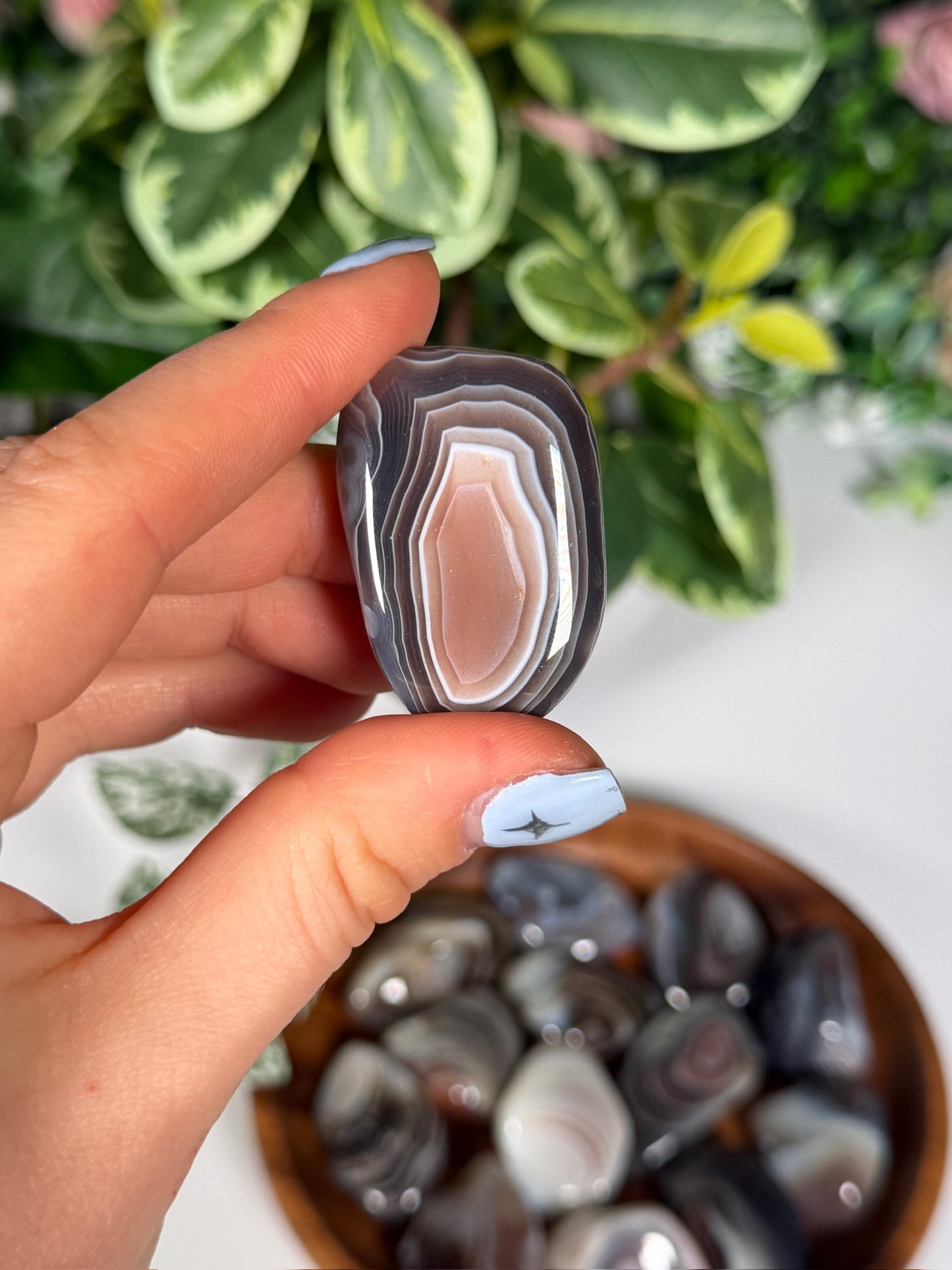 Botswana agate tumbles