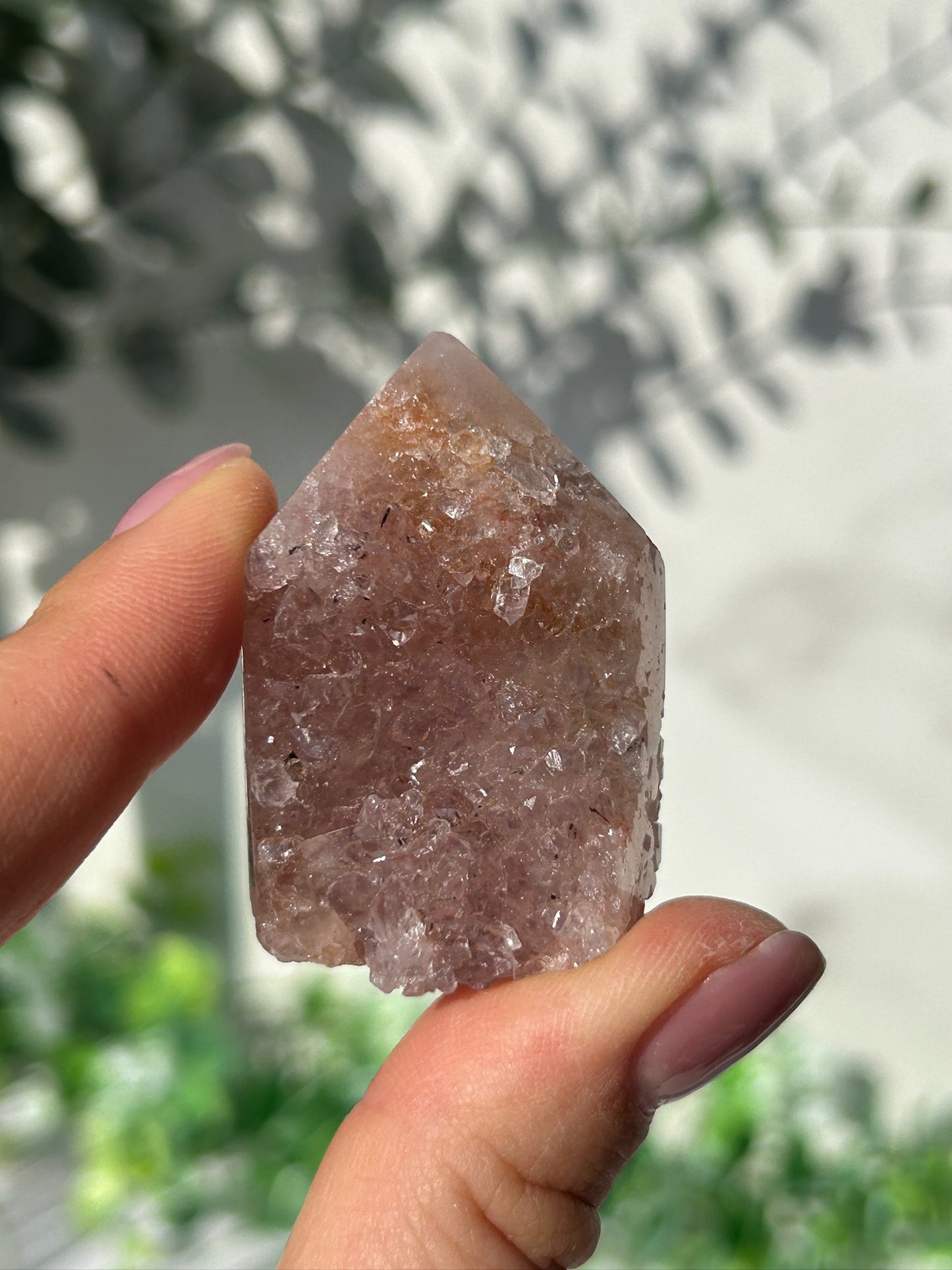 Pink amethyst tower 13