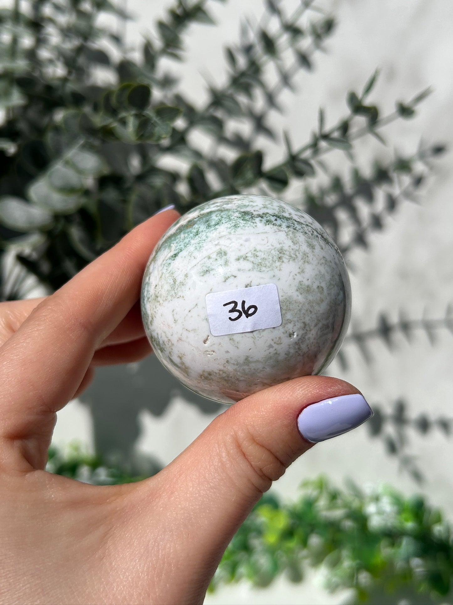 Unicorn jasper sphere 36