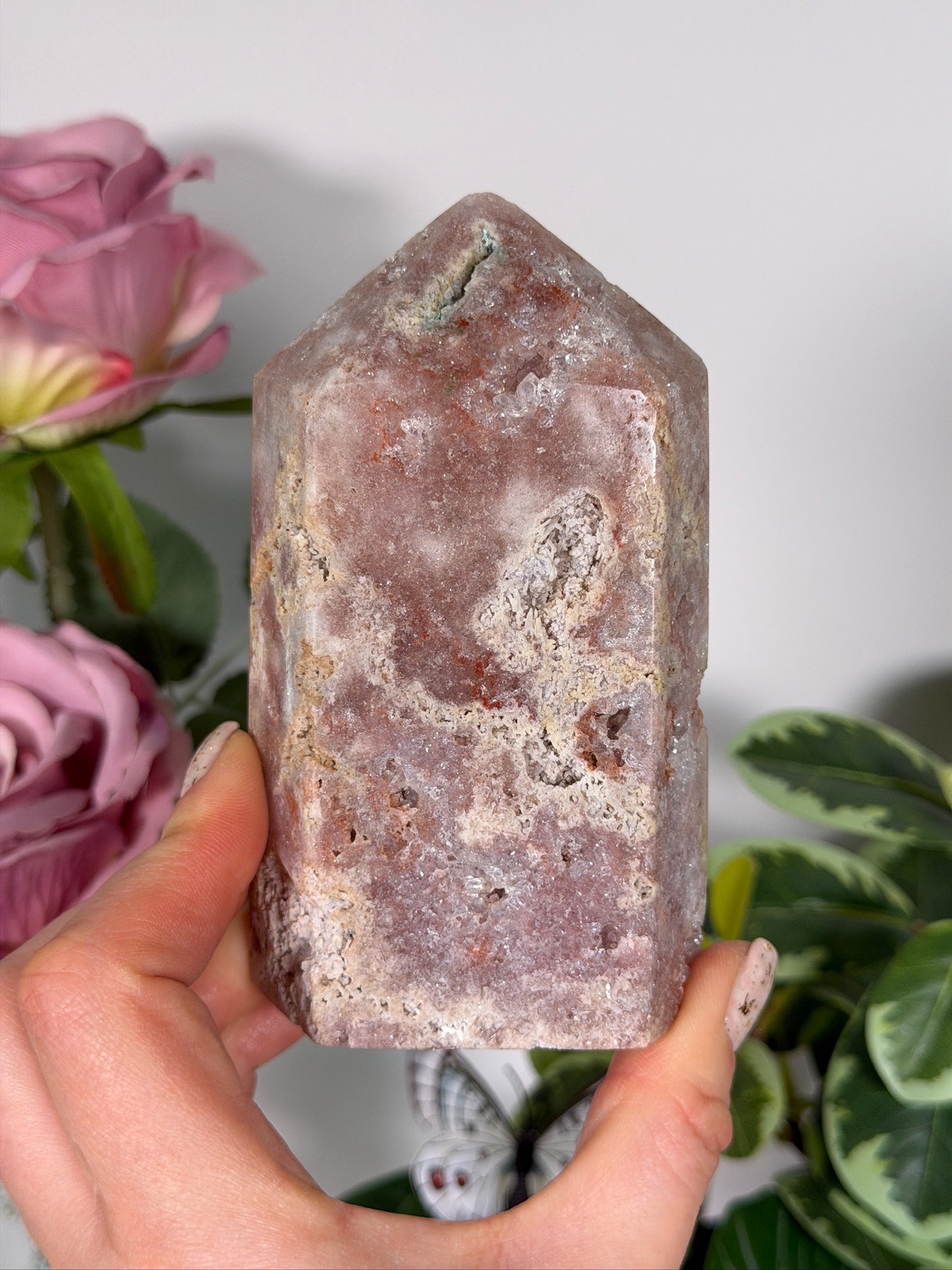 Pink amethyst tower 53v