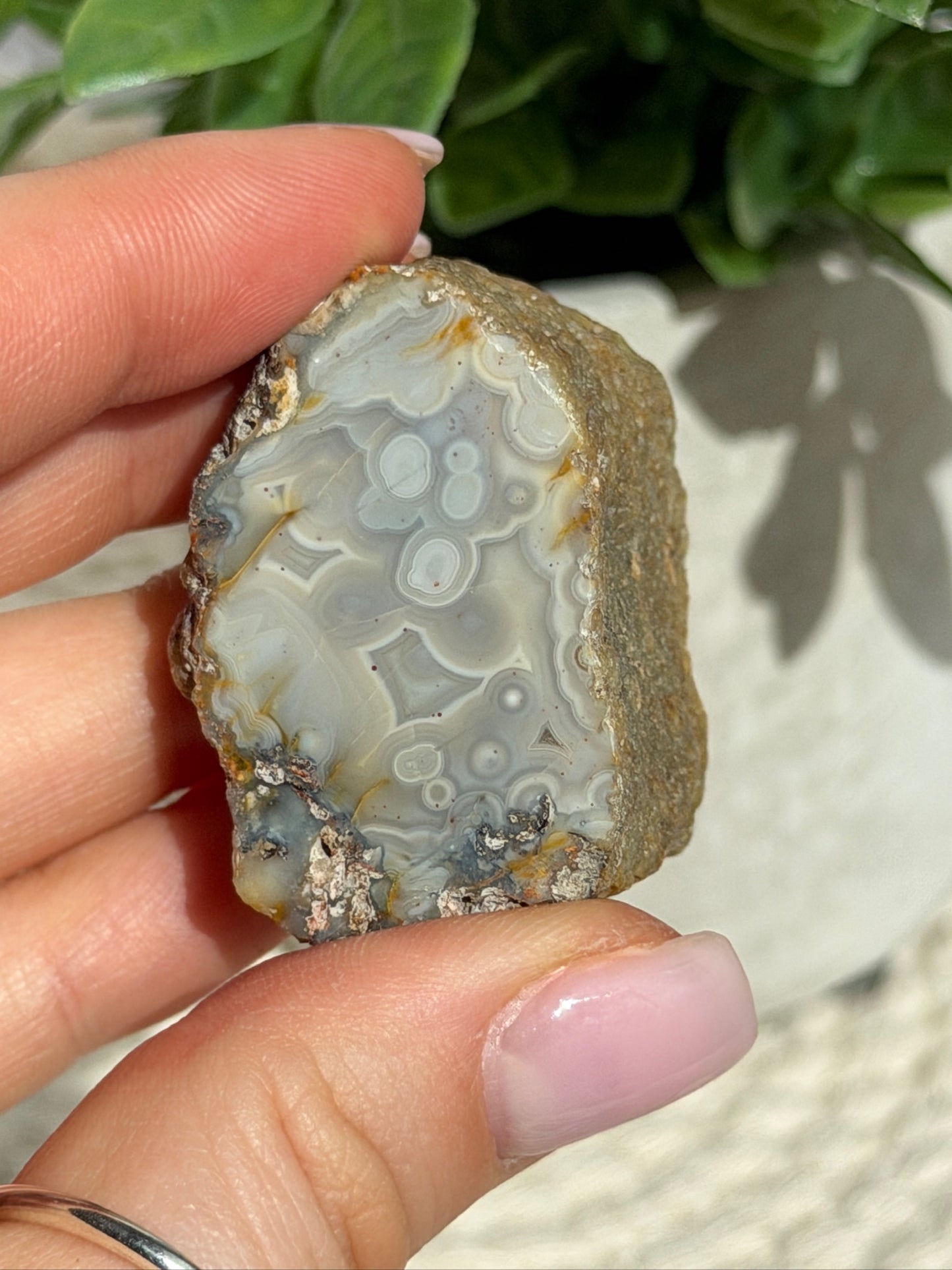 Sumatran agate pair 36b