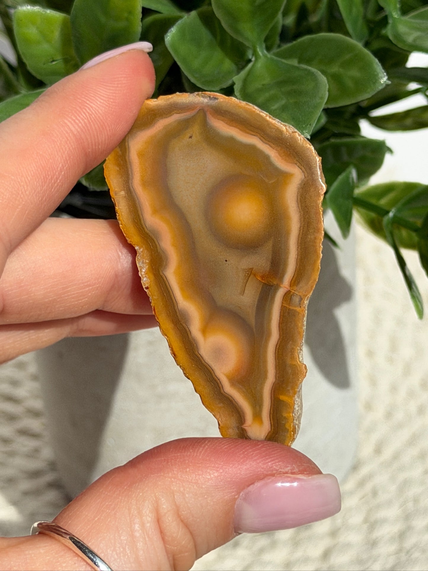 Sumatran agate pair 40