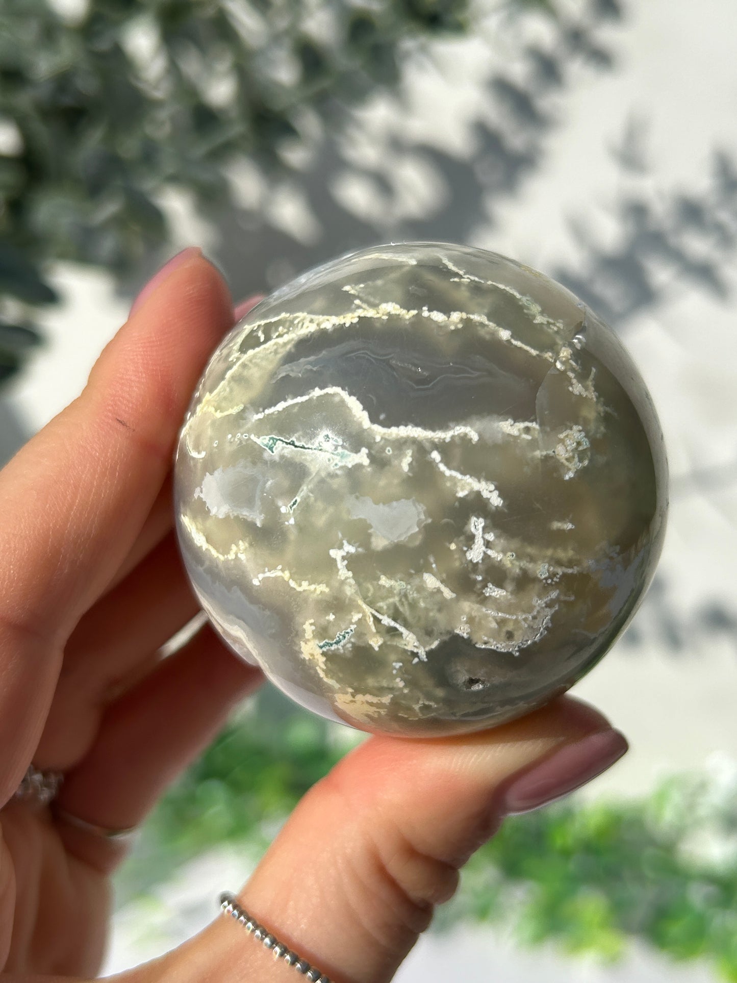 Moss Agate Sphere 20L
