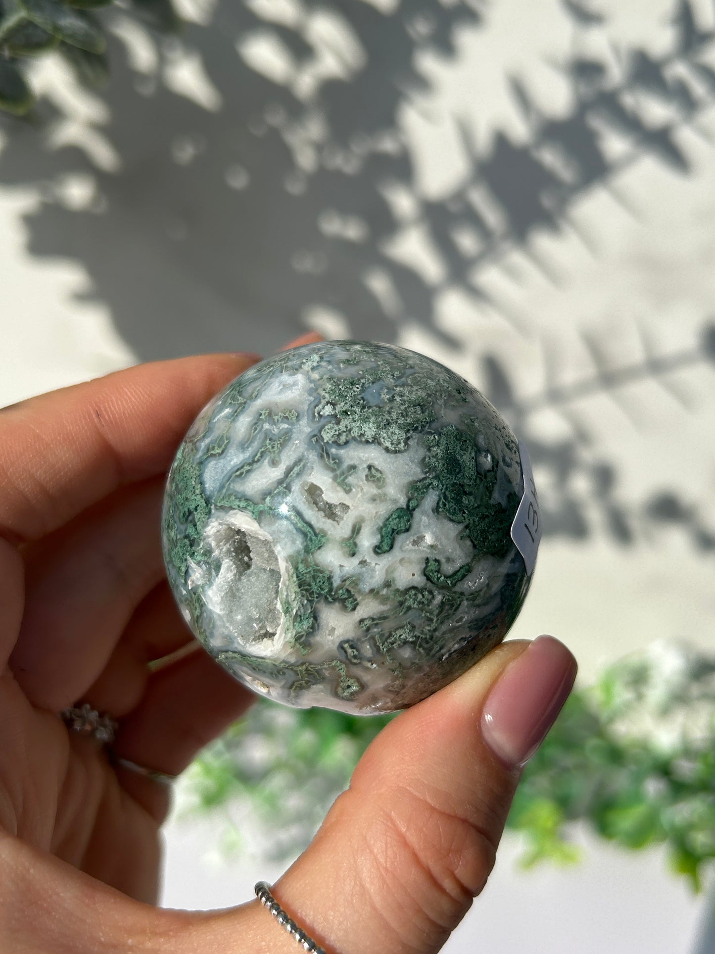 Moss Agate Sphere 13h