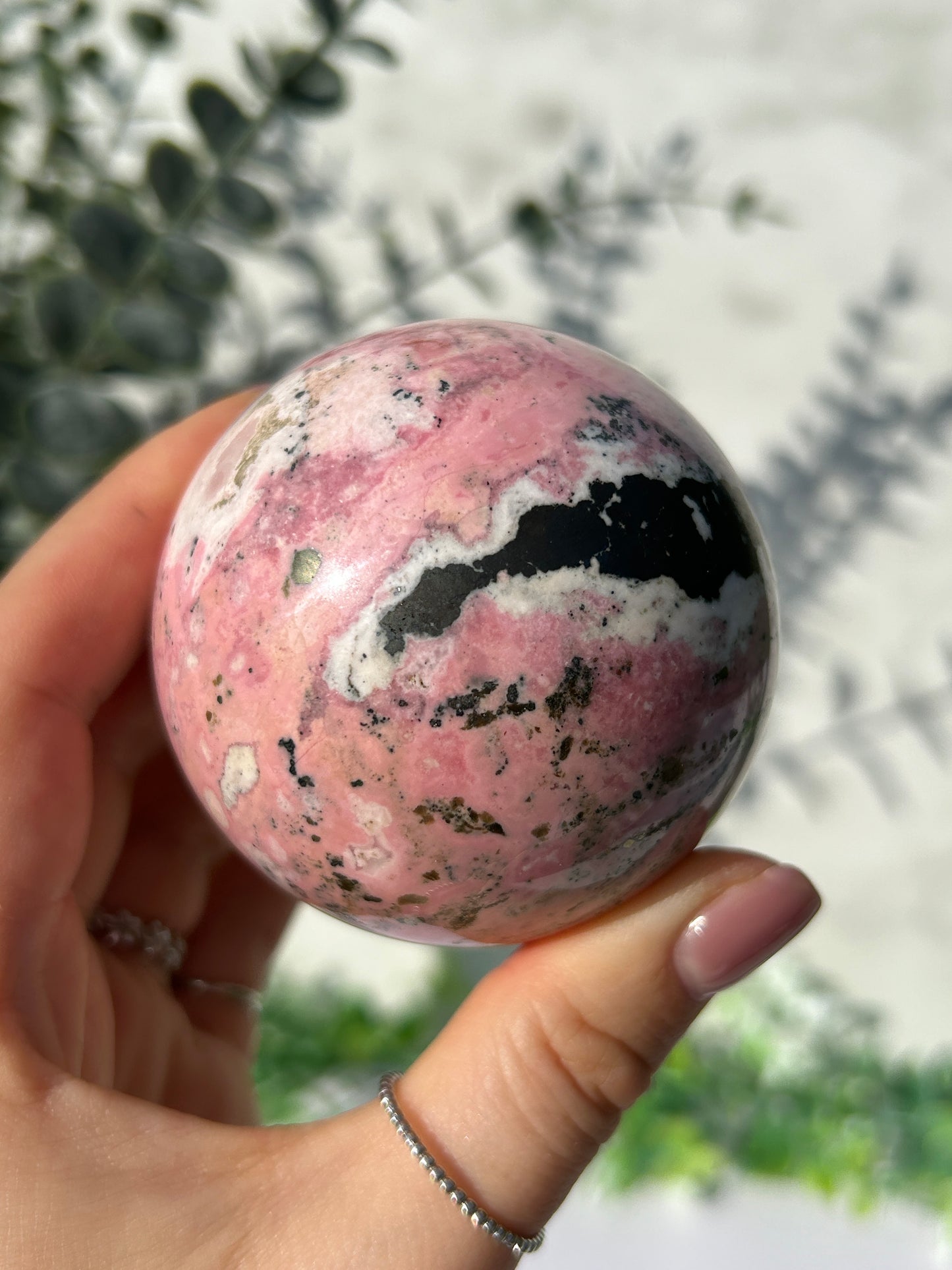 Peruvian Rhodonite Sphere 79