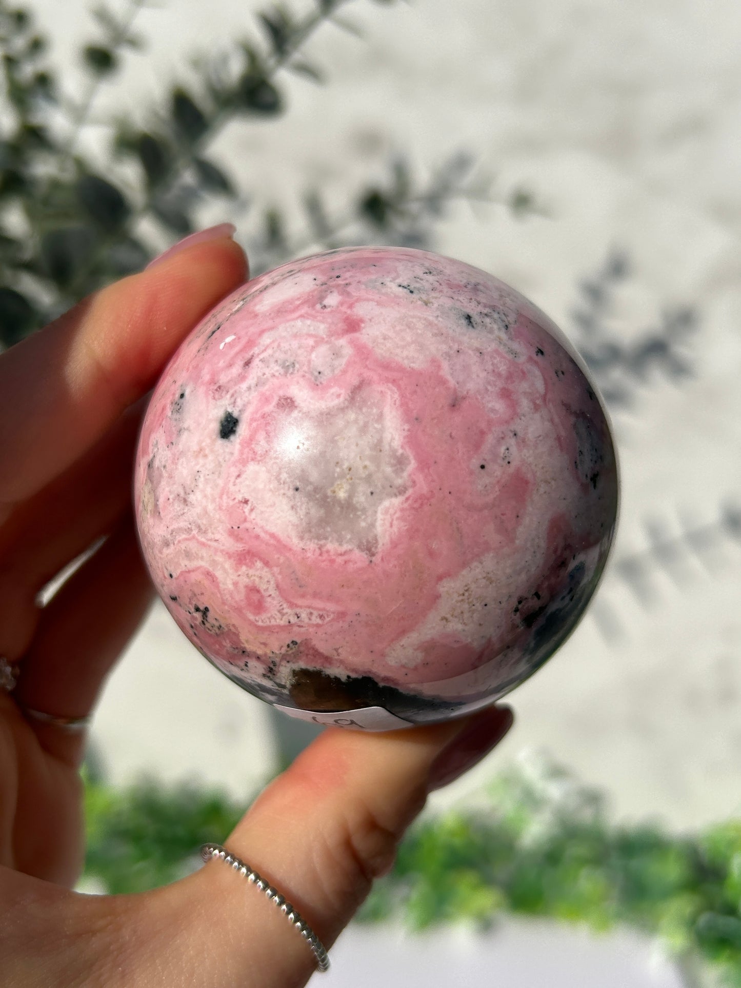 Peruvian Rhodonite Sphere 69