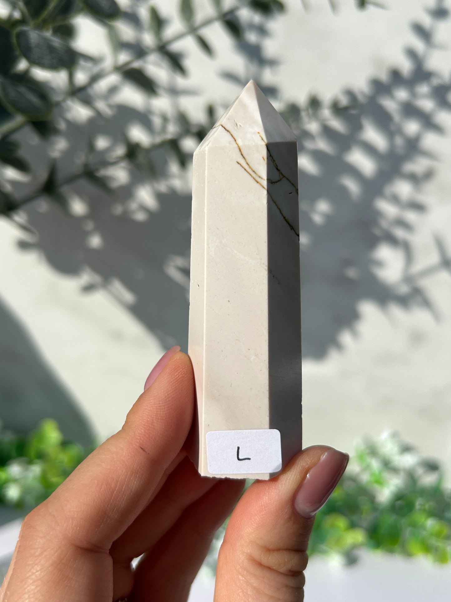 White Mookaite Towers
