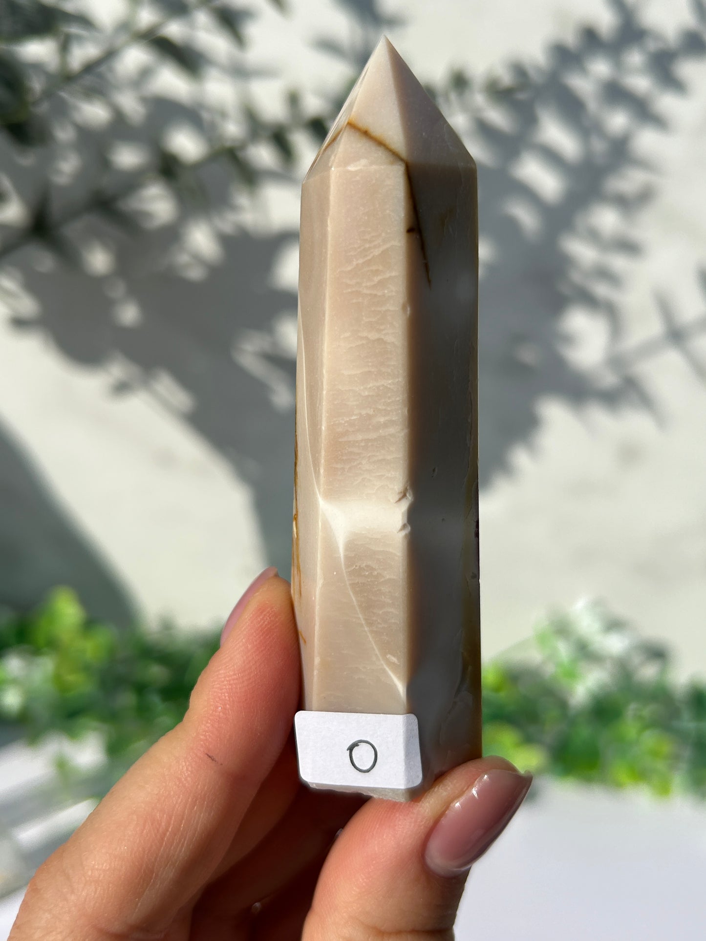 White Mookaite Towers