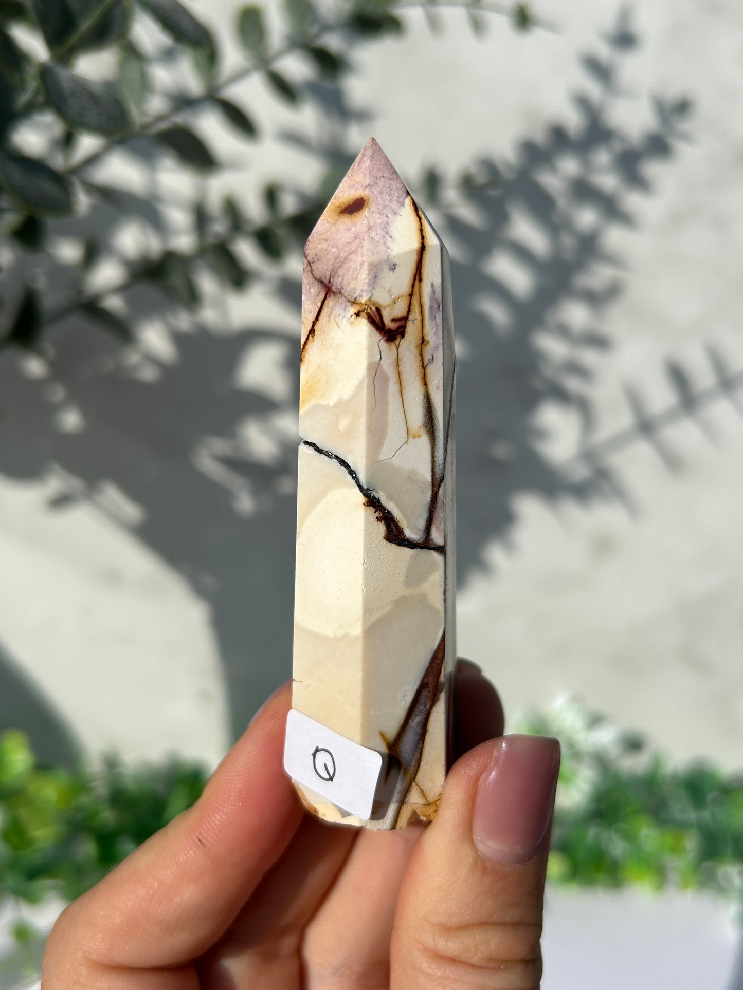 White Mookaite Towers