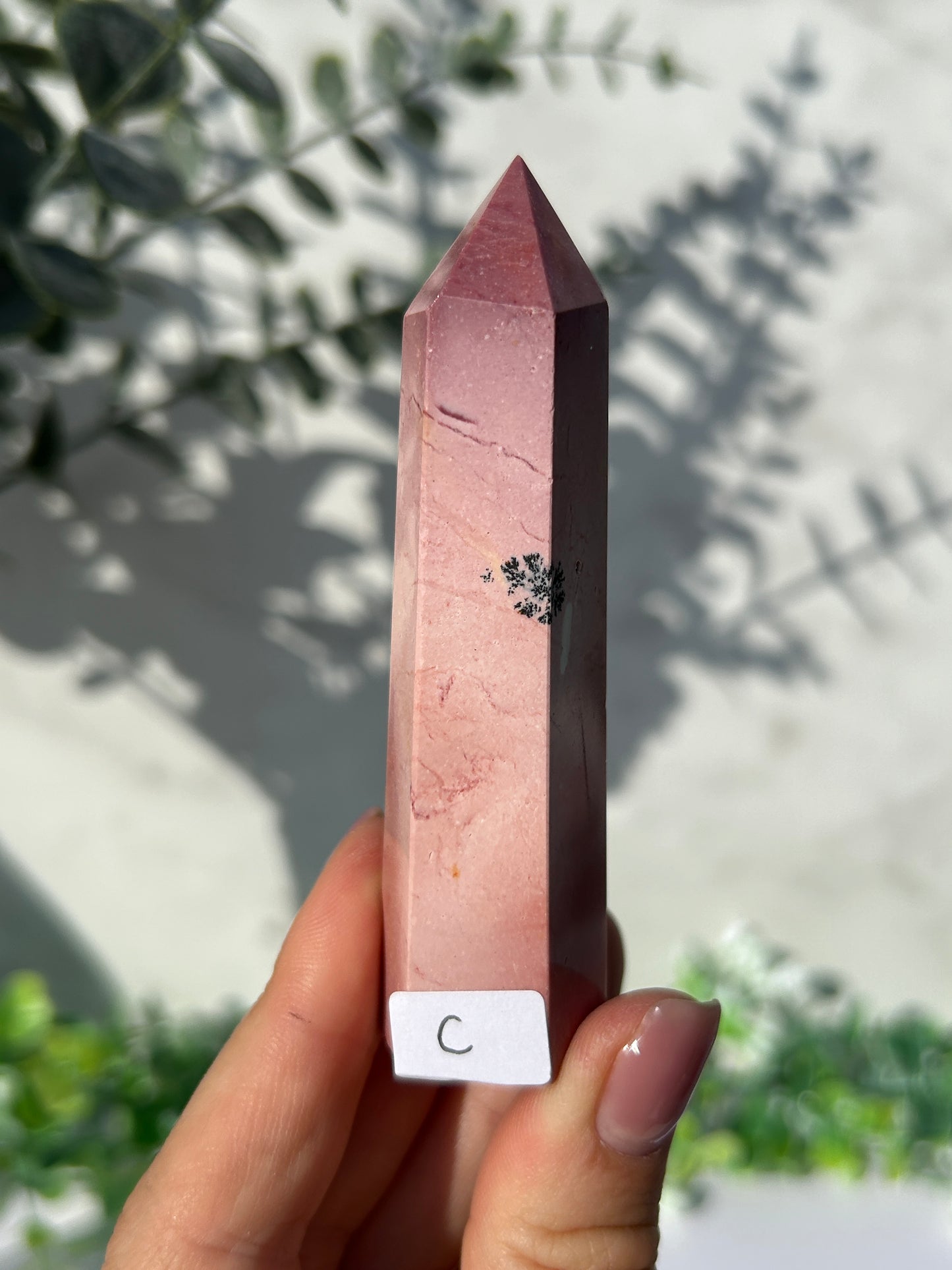 Pink Mookaite towers
