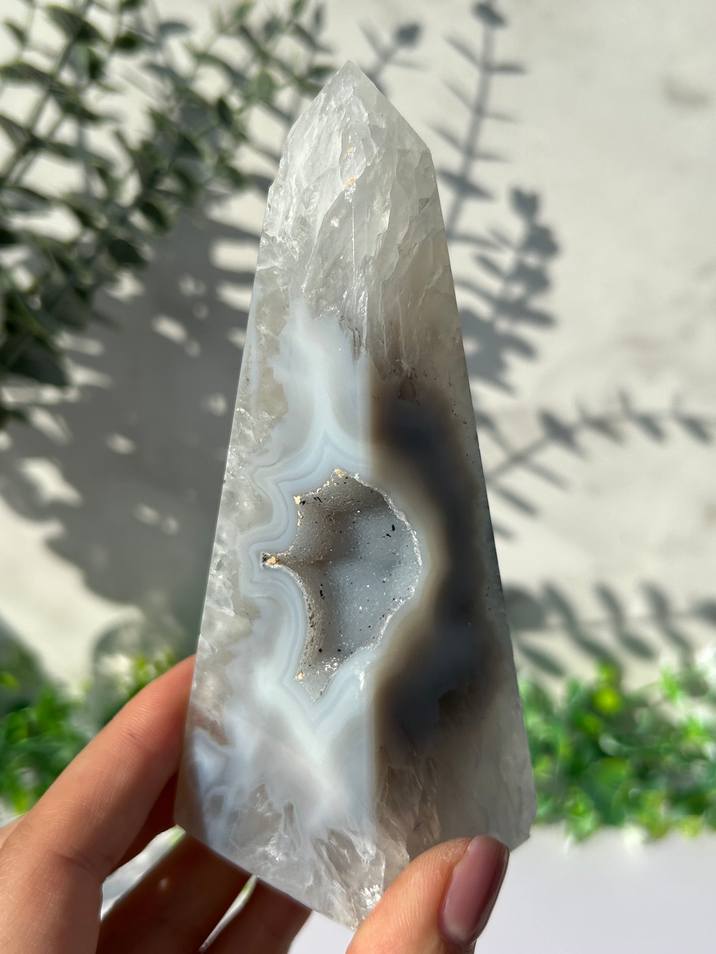 Druzy Agate Tower 57