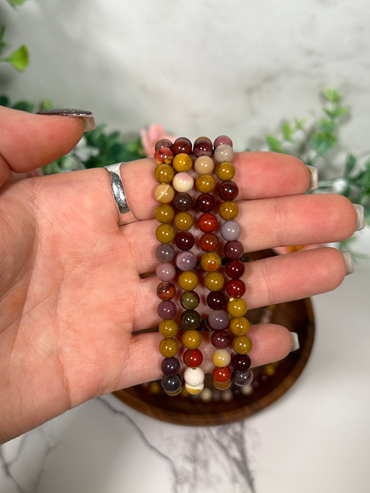 6mm mookaite bracelet
