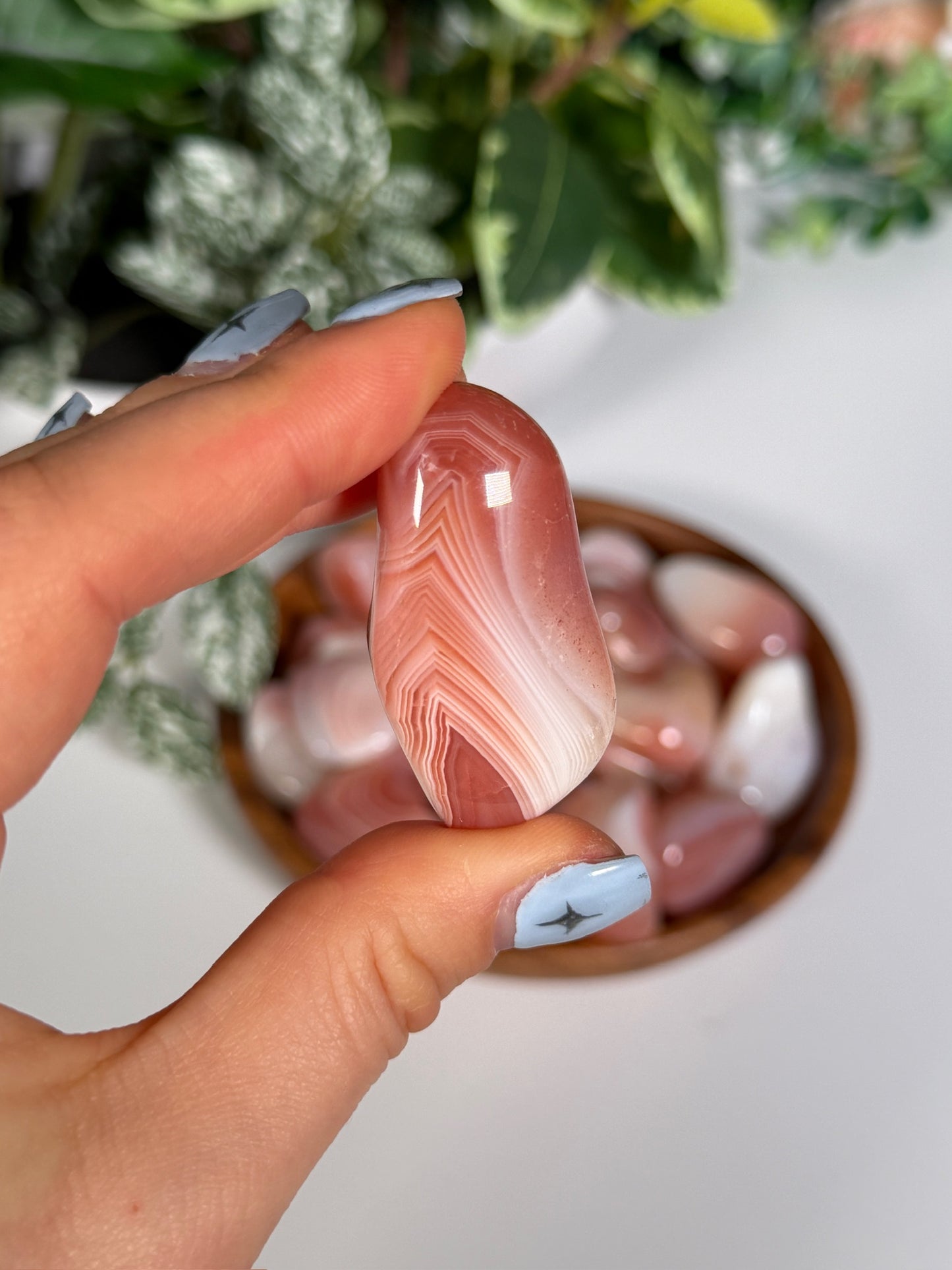 Apricot agate tumble