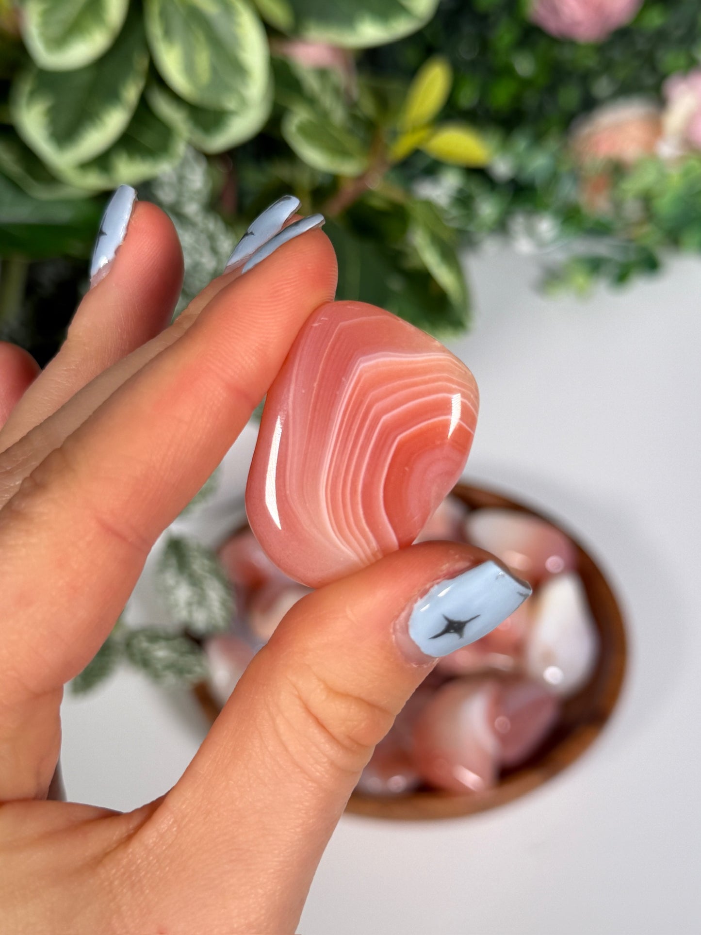 Apricot agate tumble