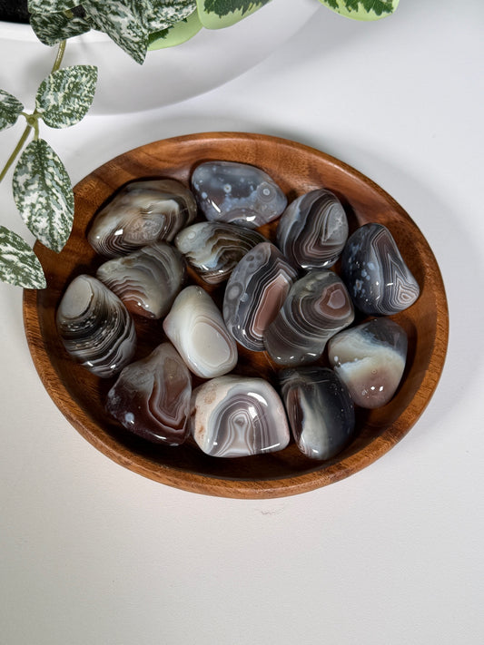 Botswana agate tumbles