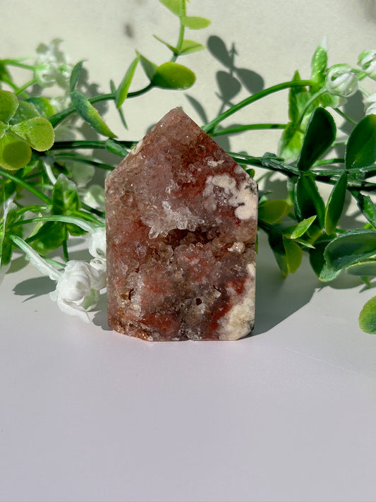 Pink amethyst tower 20b