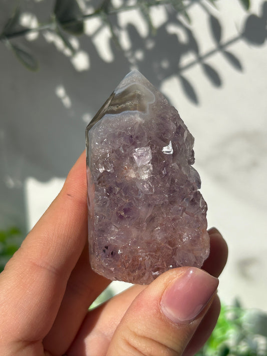 Pink amethyst tower 28
