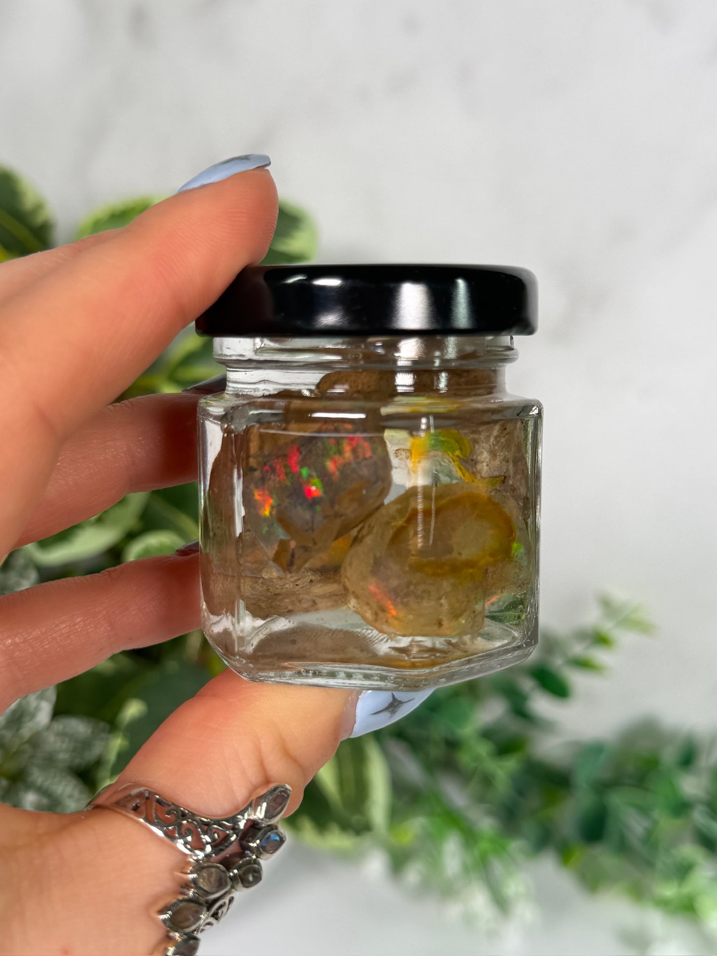 Ethipian water opal jar