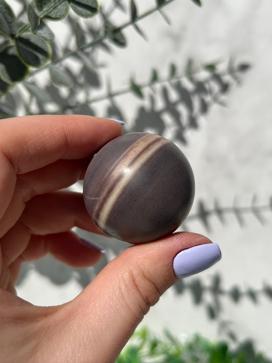 Purple robe jade sphere 8h