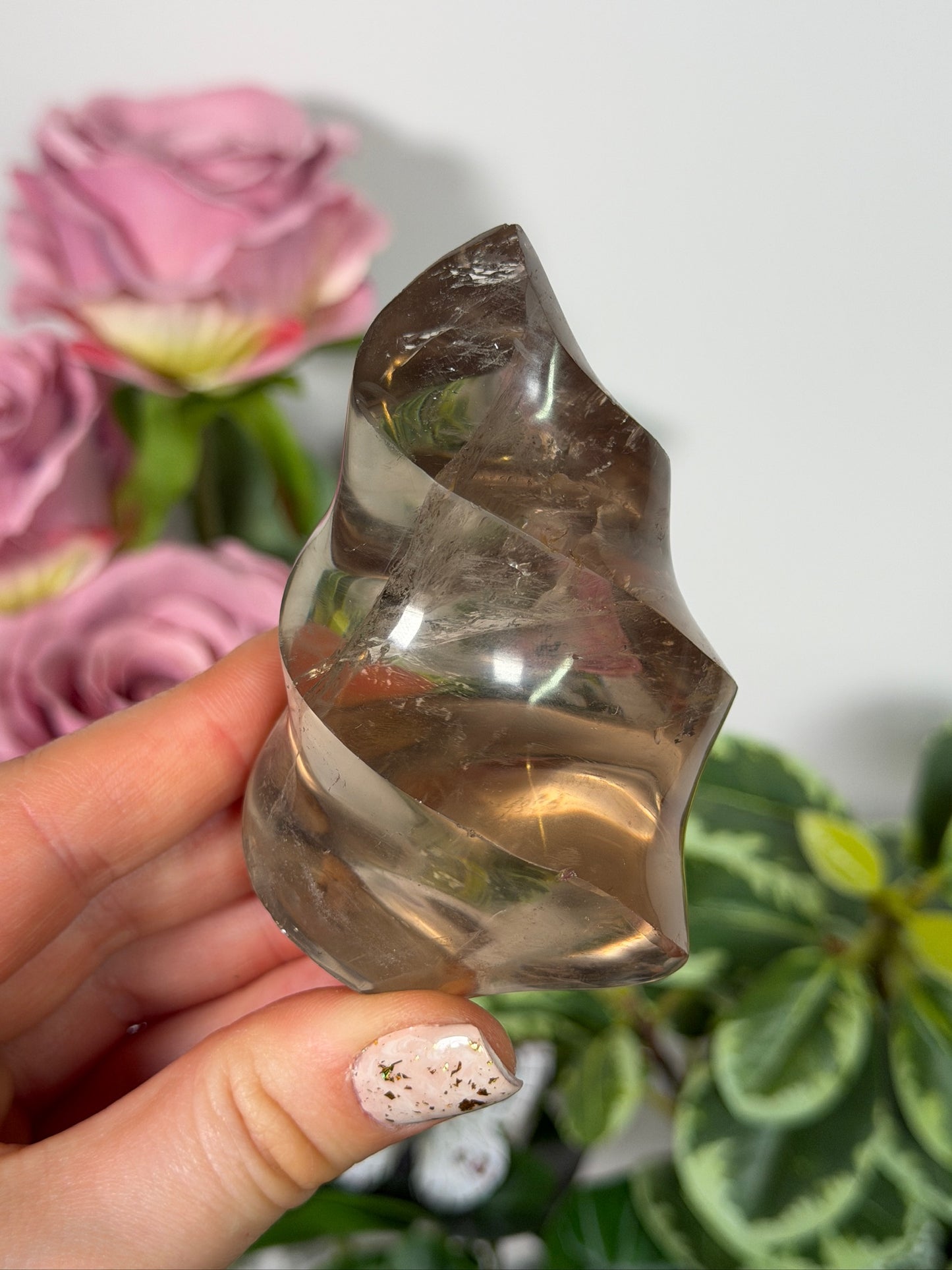 Smokey quartz flame 19