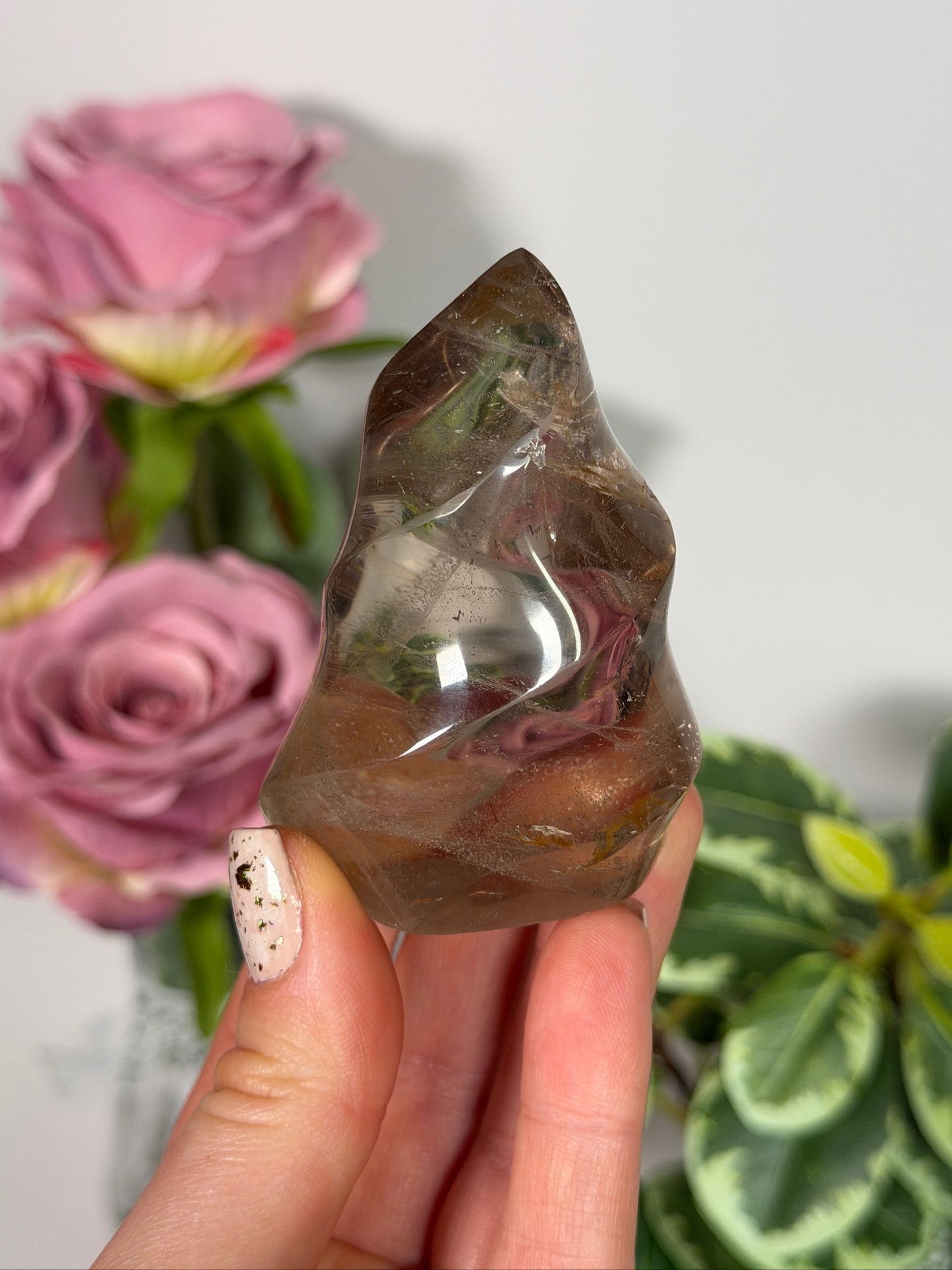 Smokey quartz flame 11M