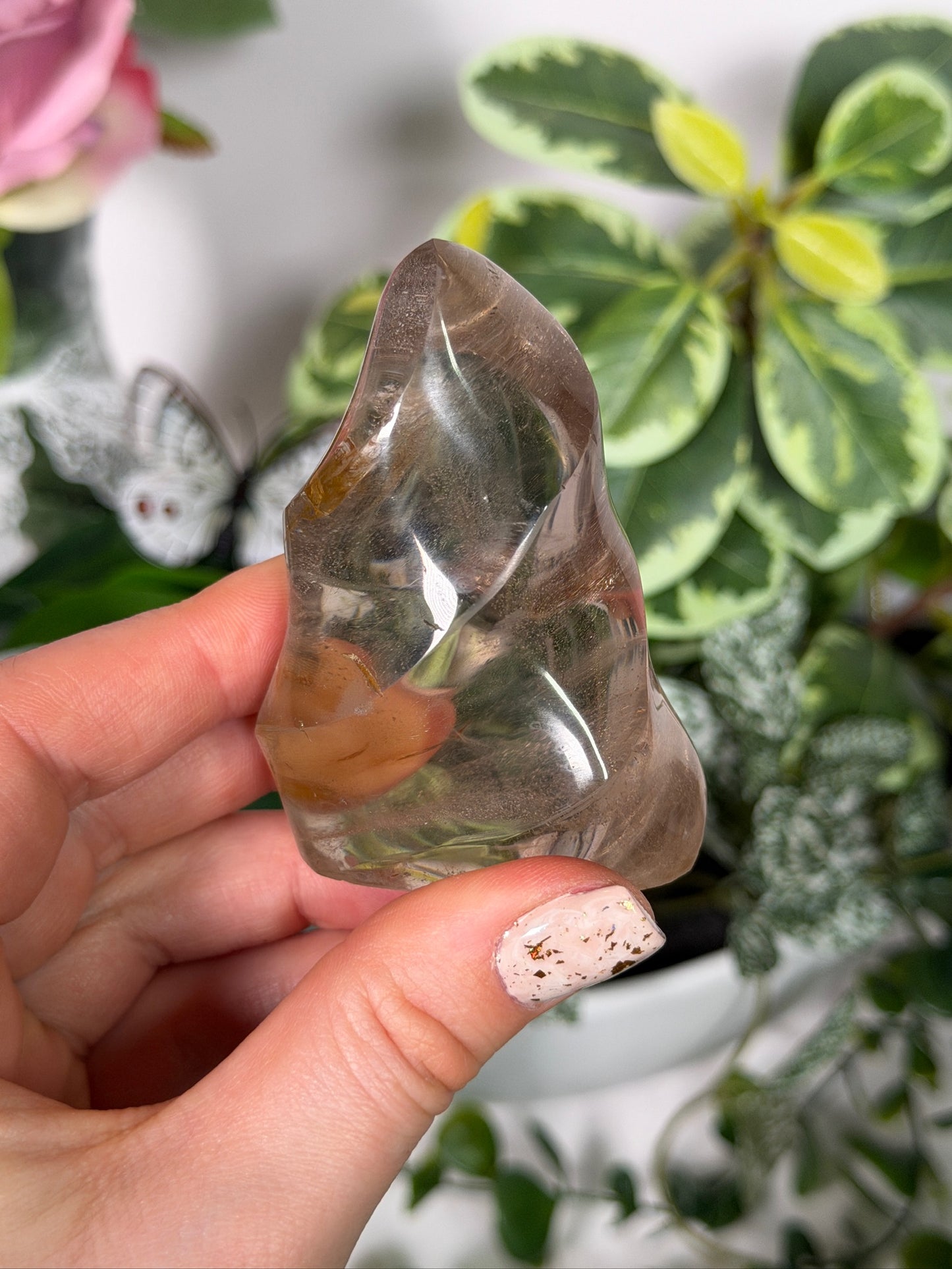 Smokey quartz flame 11M