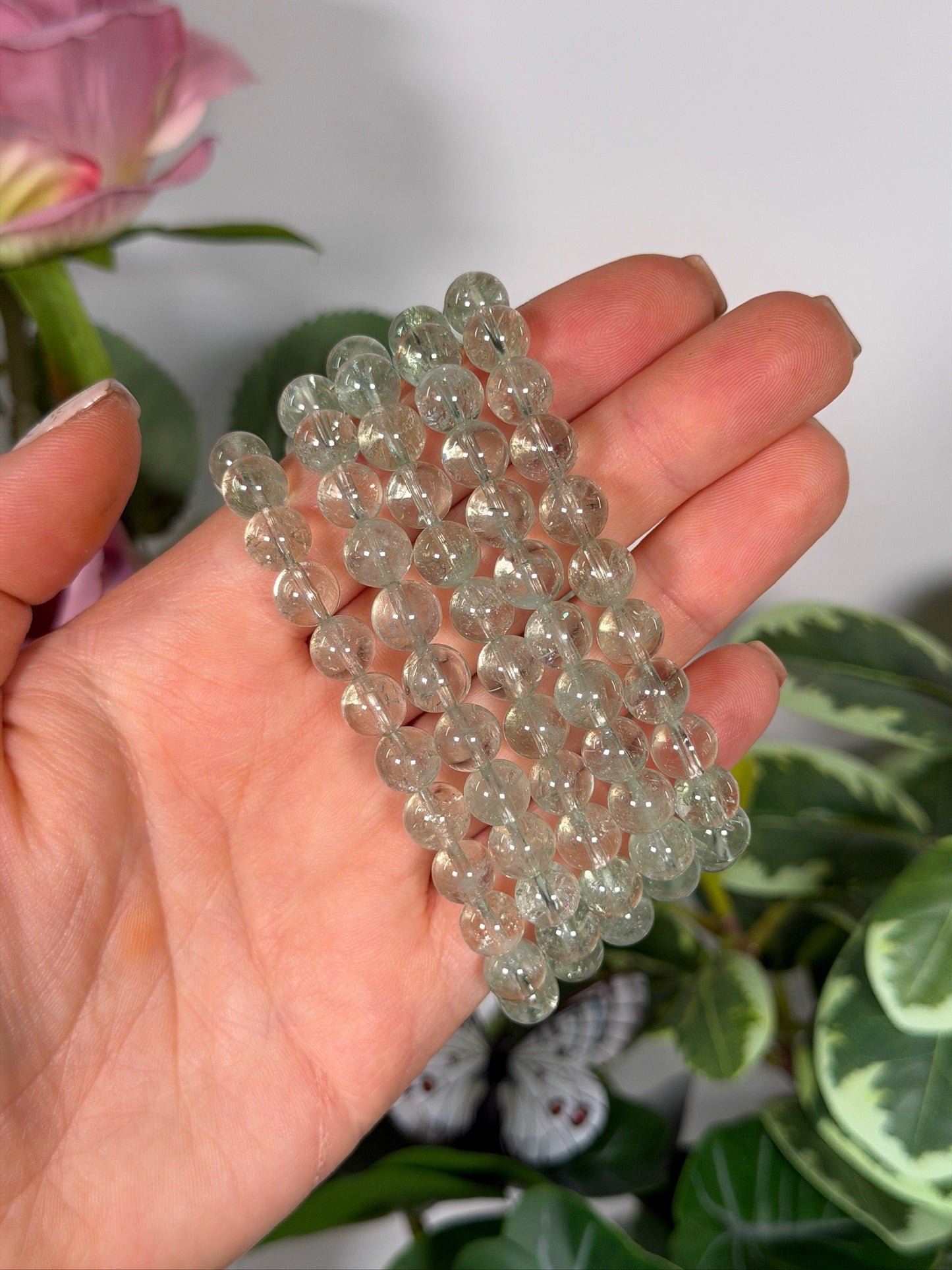 Prasiolite bracelet 8mm