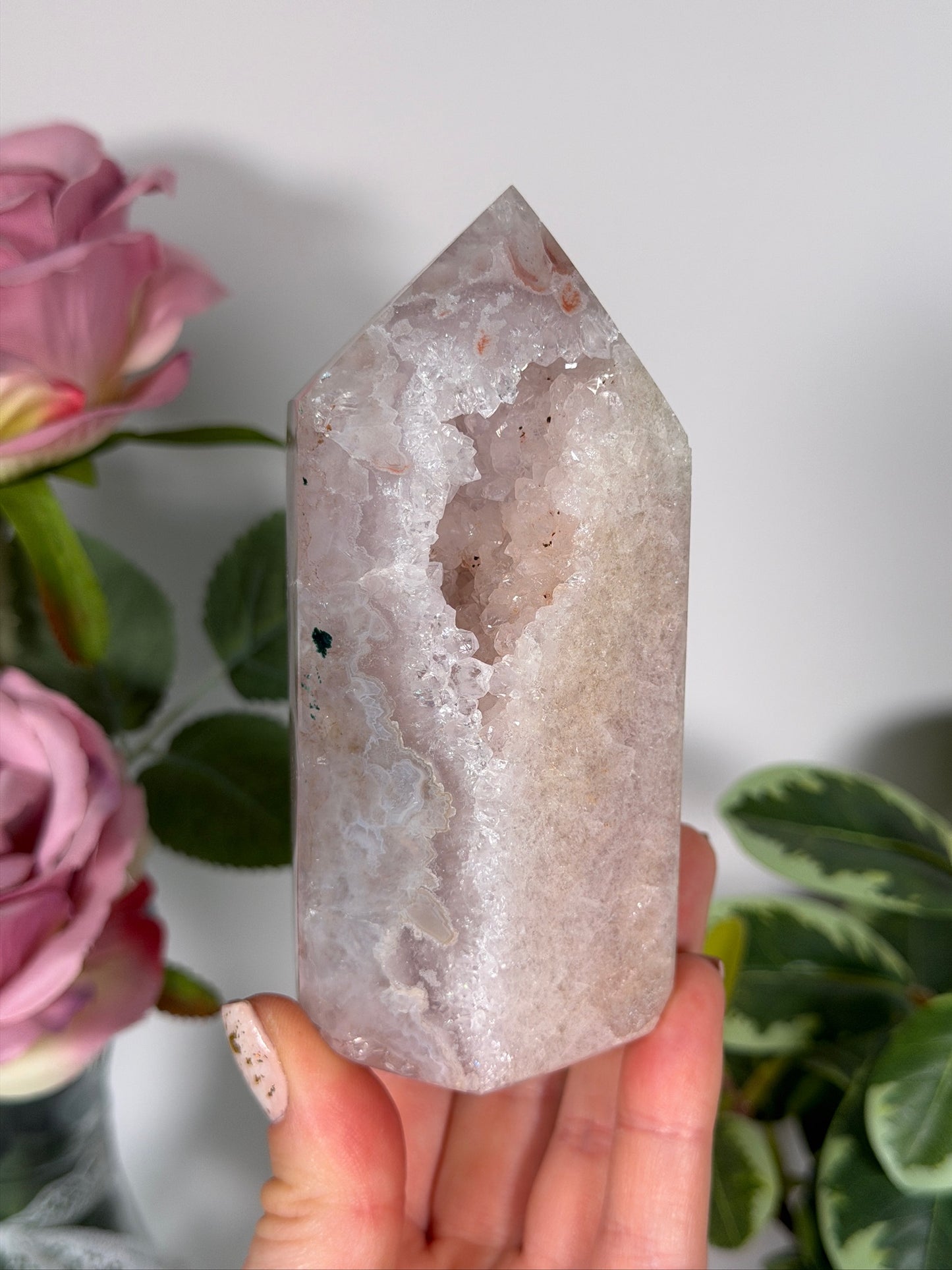 Pink amethyst tower 40s