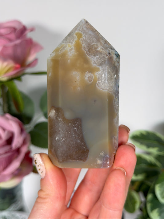 Pink amethyst x jasper tower 19s