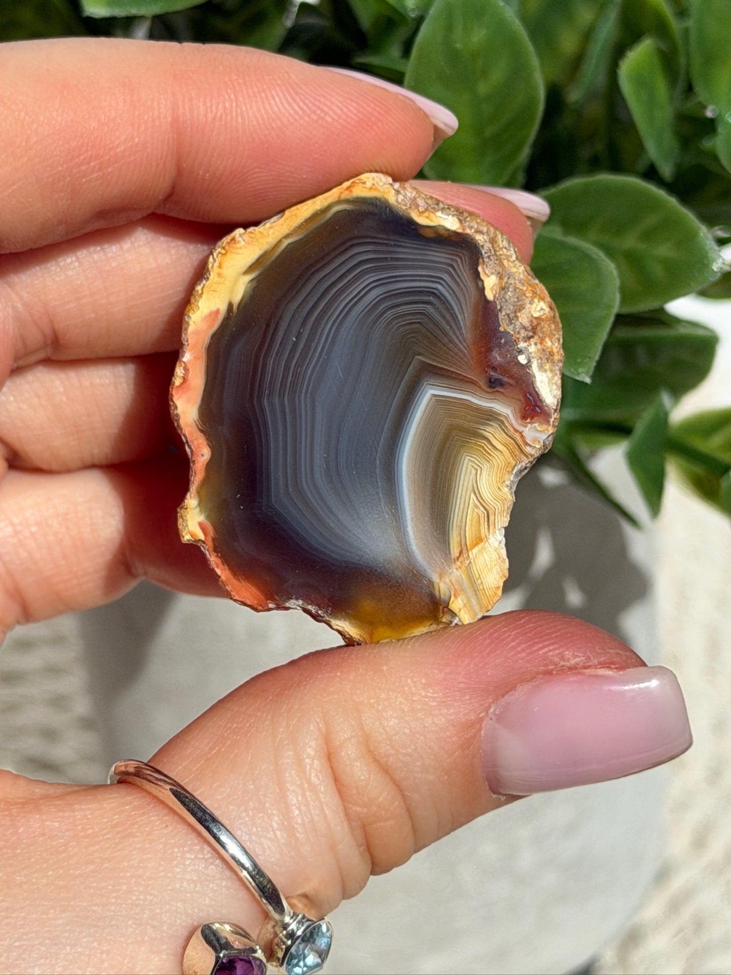 Sumatran agate pair 38b