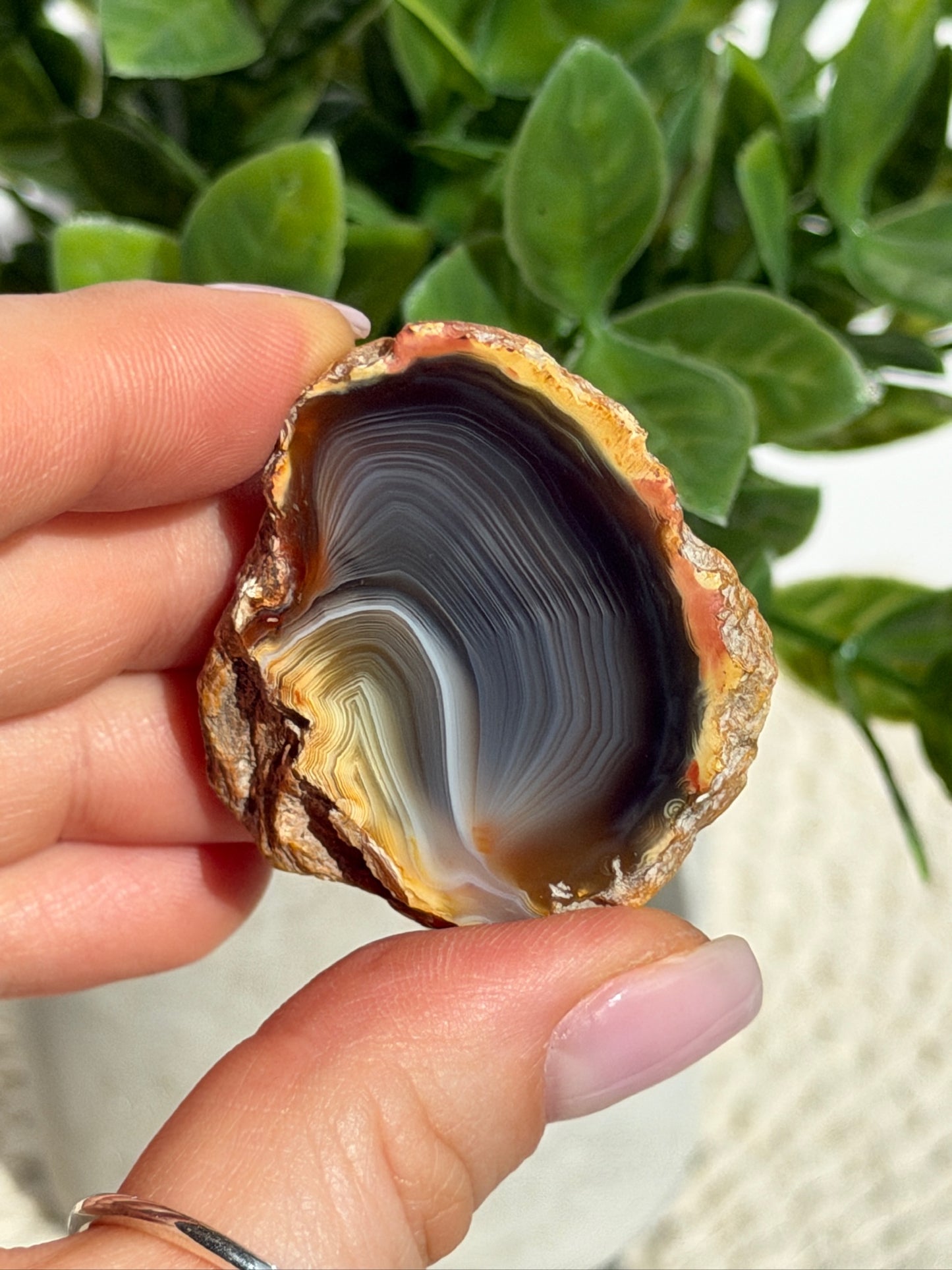 Sumatran agate pair 38b