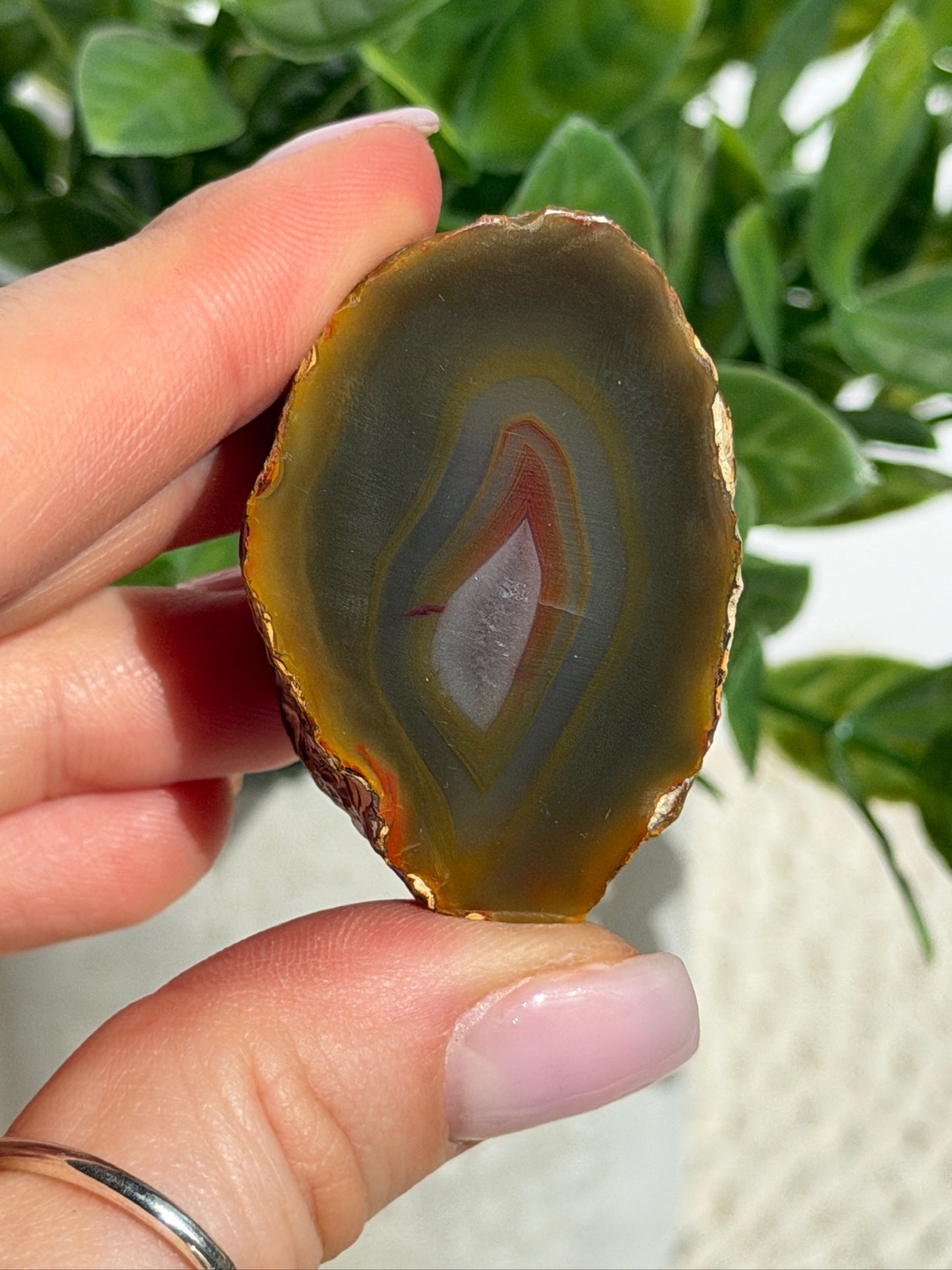 Sumatran agate pair 35b