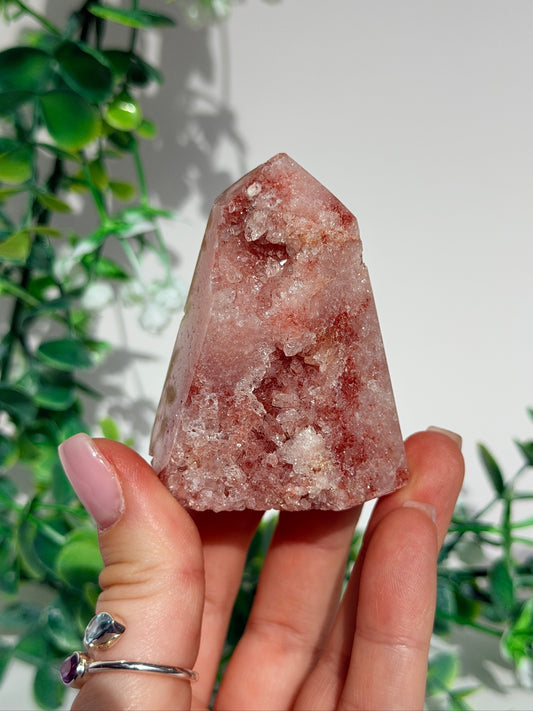 Pink amethyst tower 21v