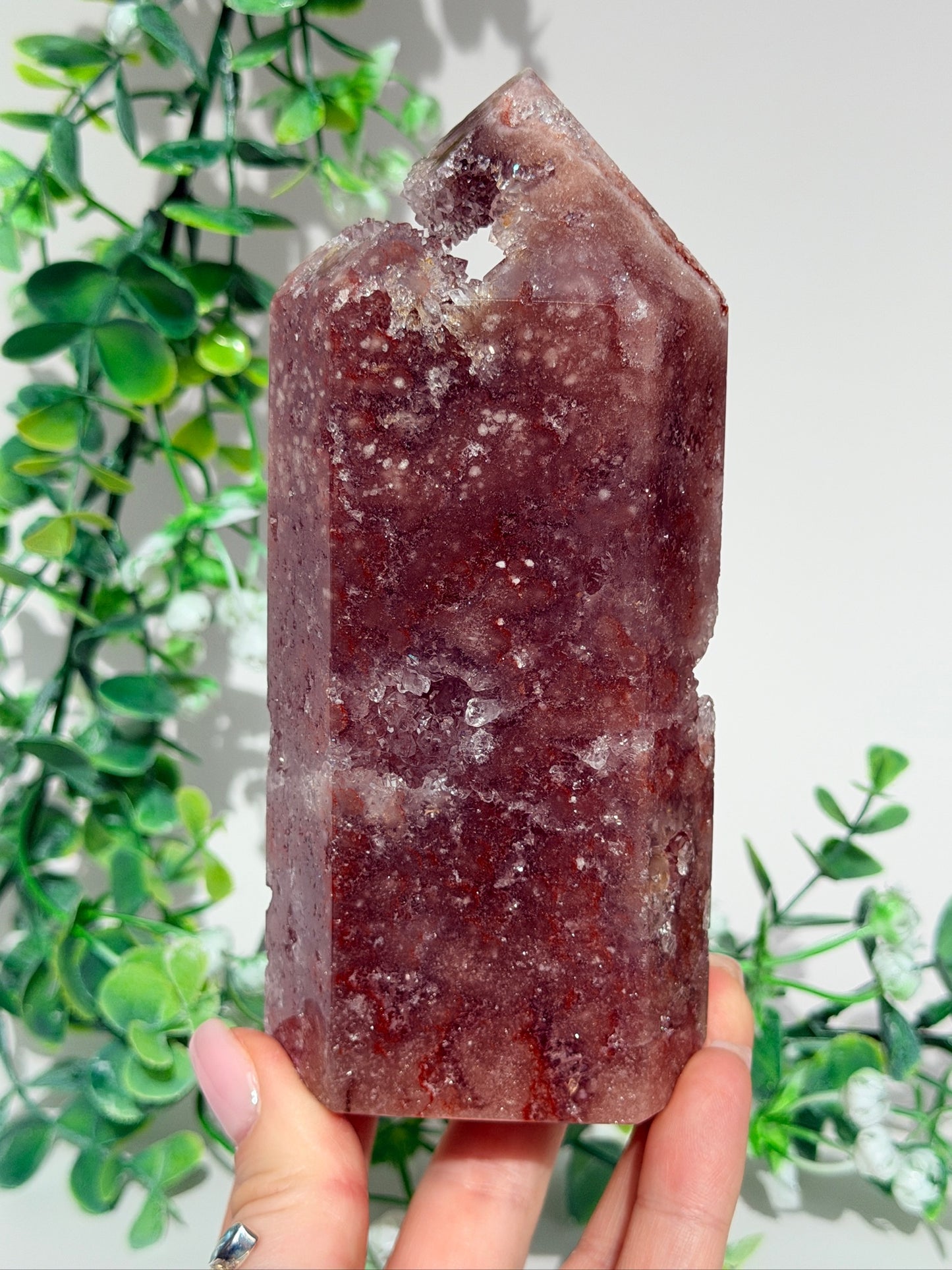 Pink amethyst tower 94