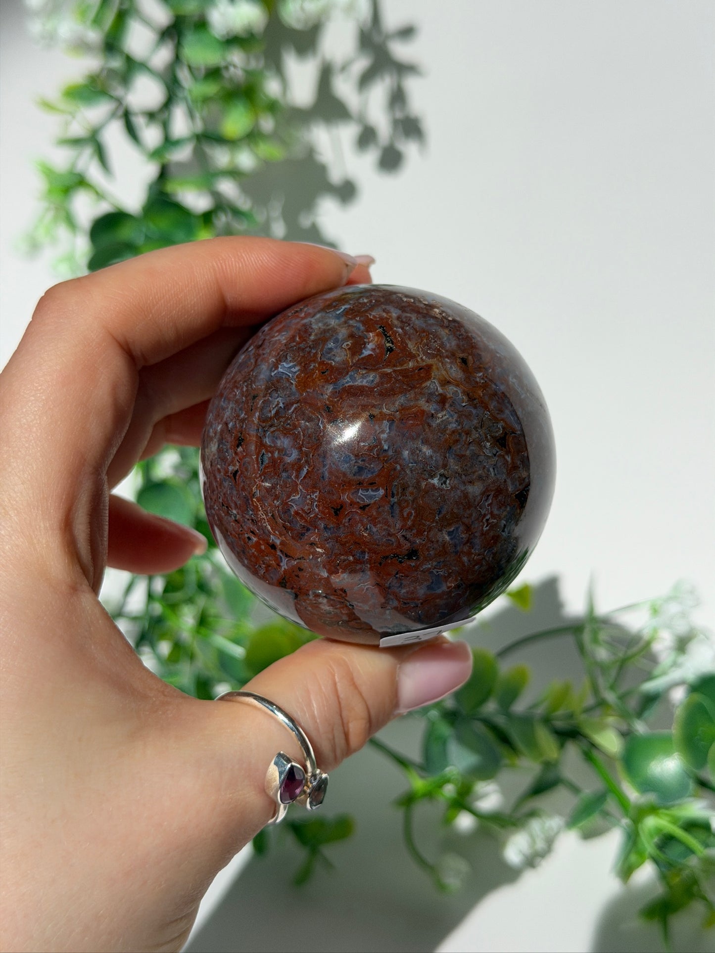 Sea jasper sphere 37