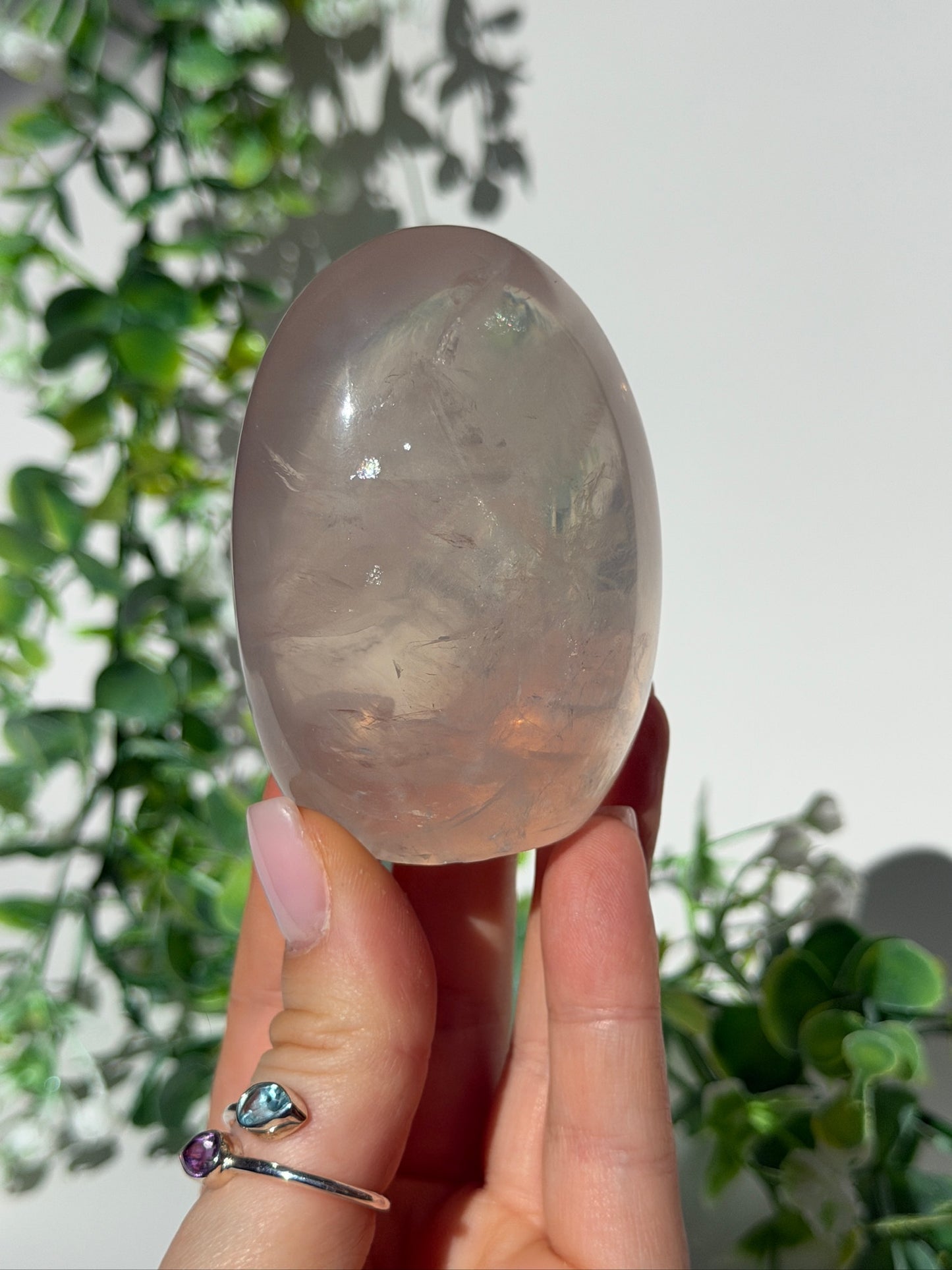 HQ ice rose quartz Freeform 18a