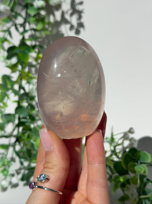 HQ ice rose quartz Freeform 18a