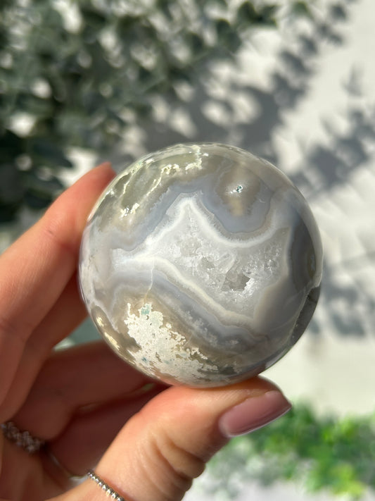 Moss Agate Sphere 20L