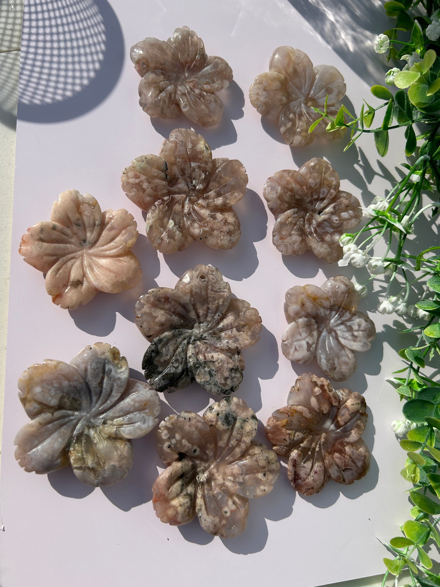 Flower agate flowers