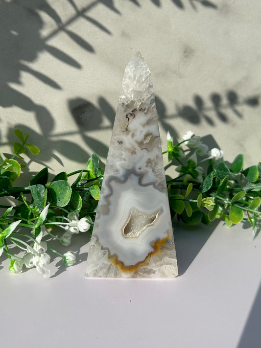 Druzy Agate Tower 53