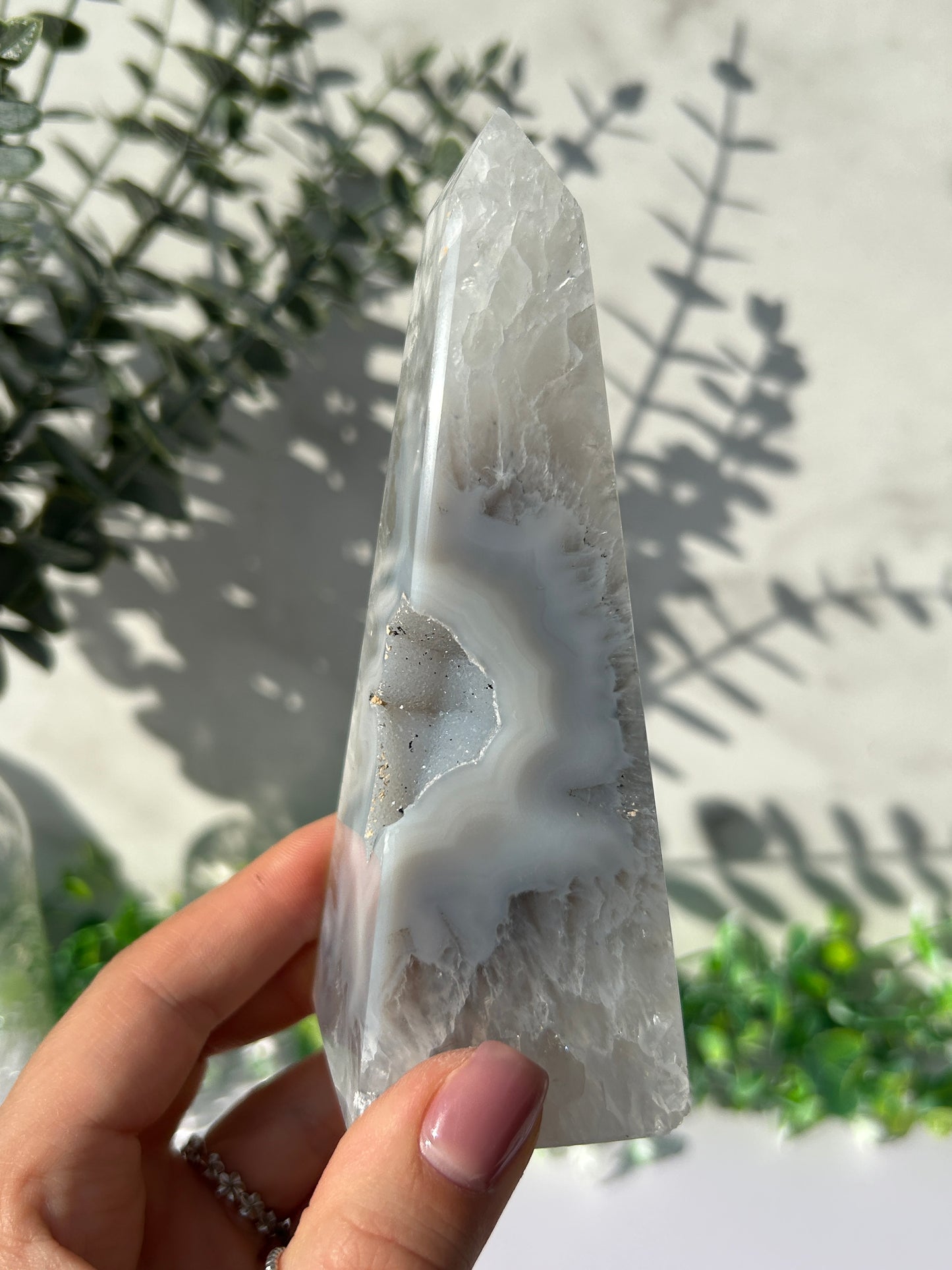 Druzy Agate Tower 57