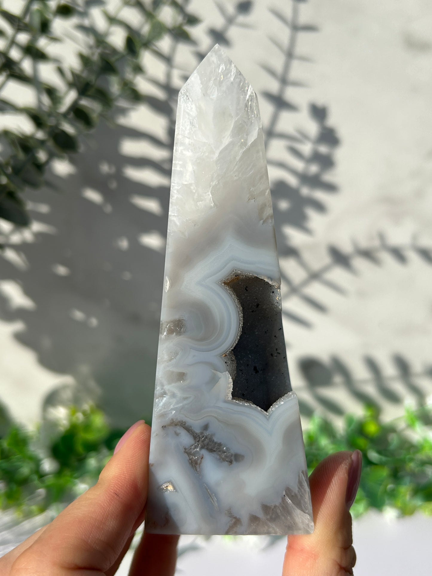 Druzy Agate Tower 49