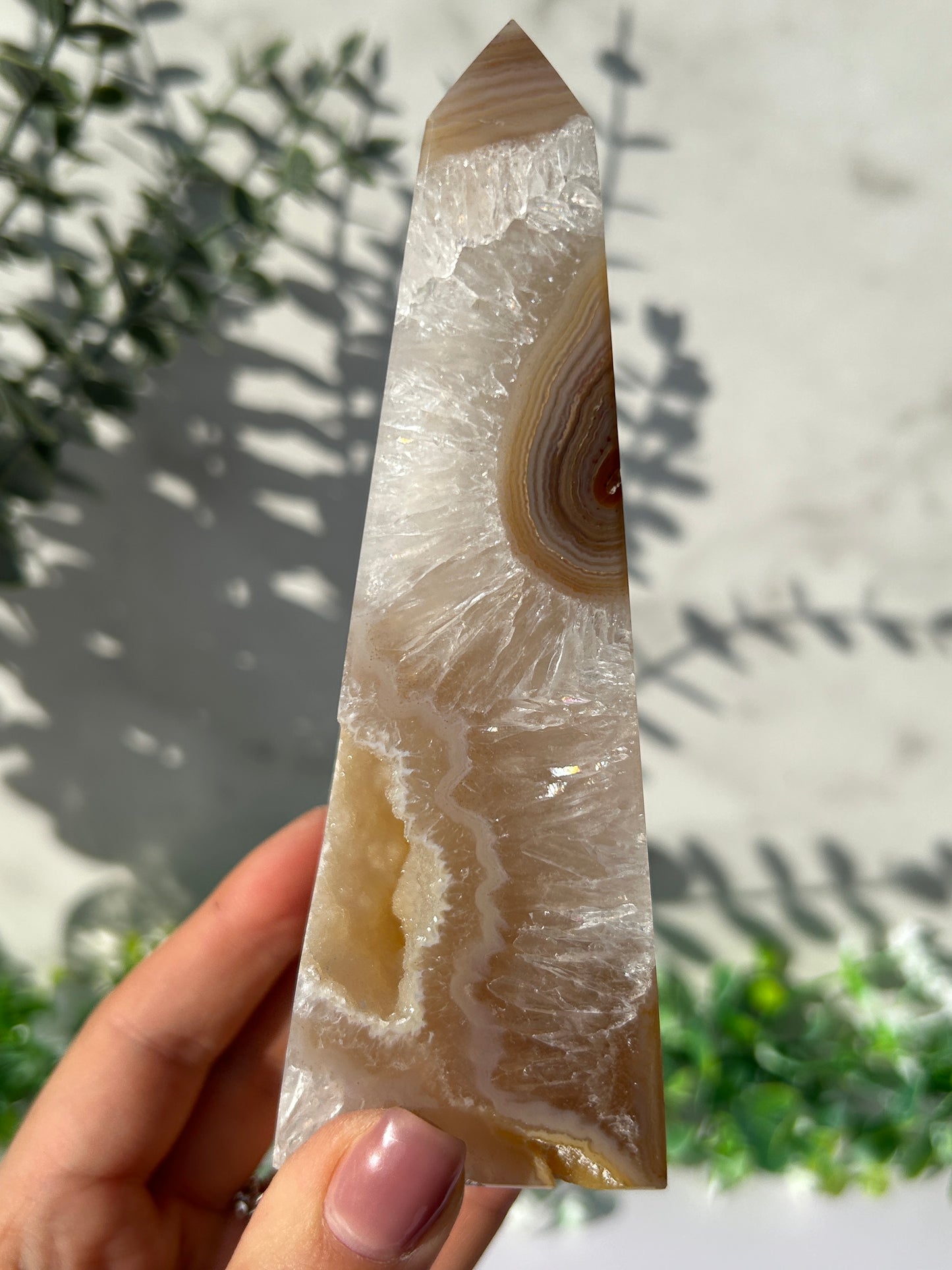 Druzy Agate Tower 62