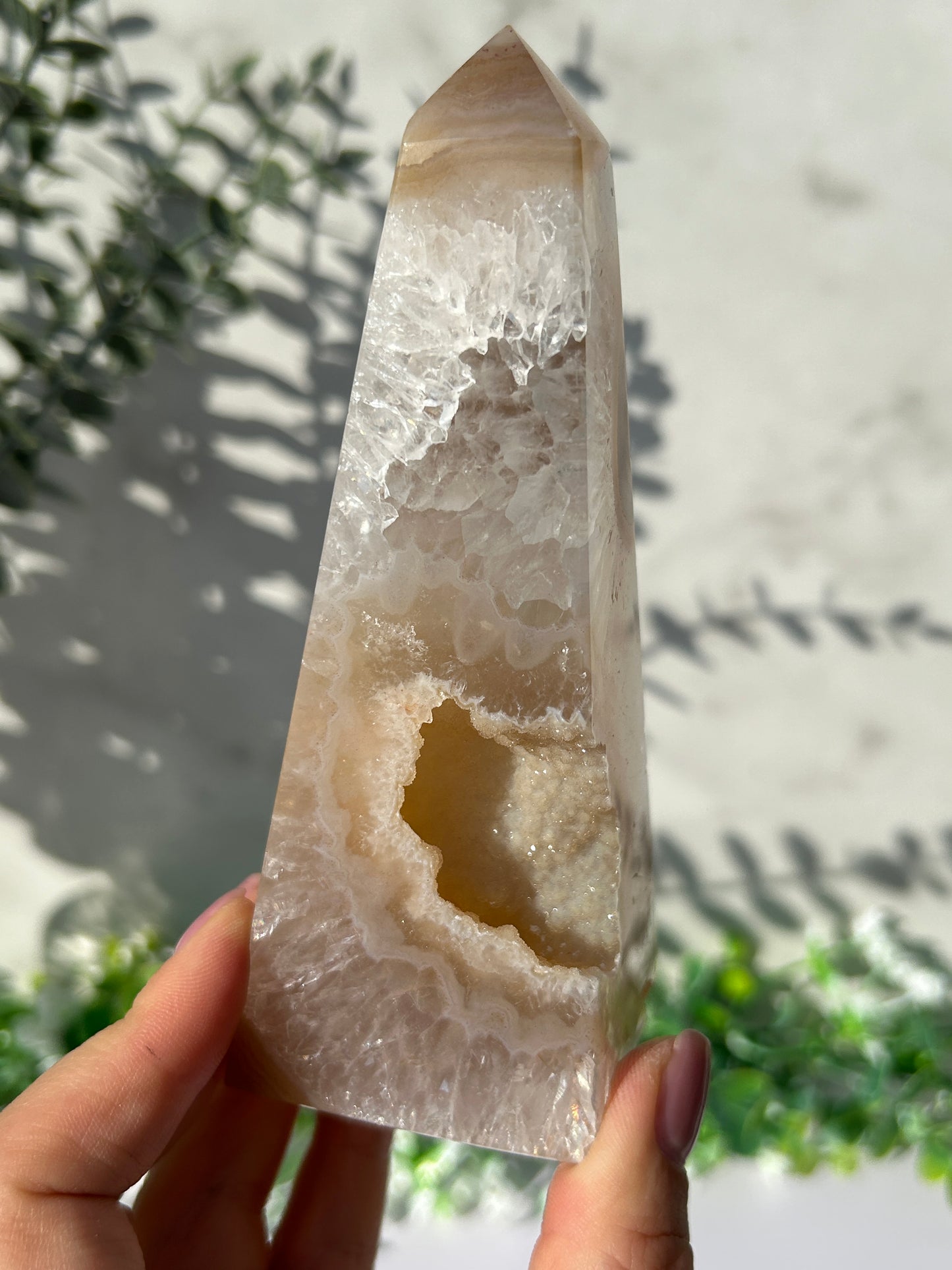 Druzy Agate Tower 62