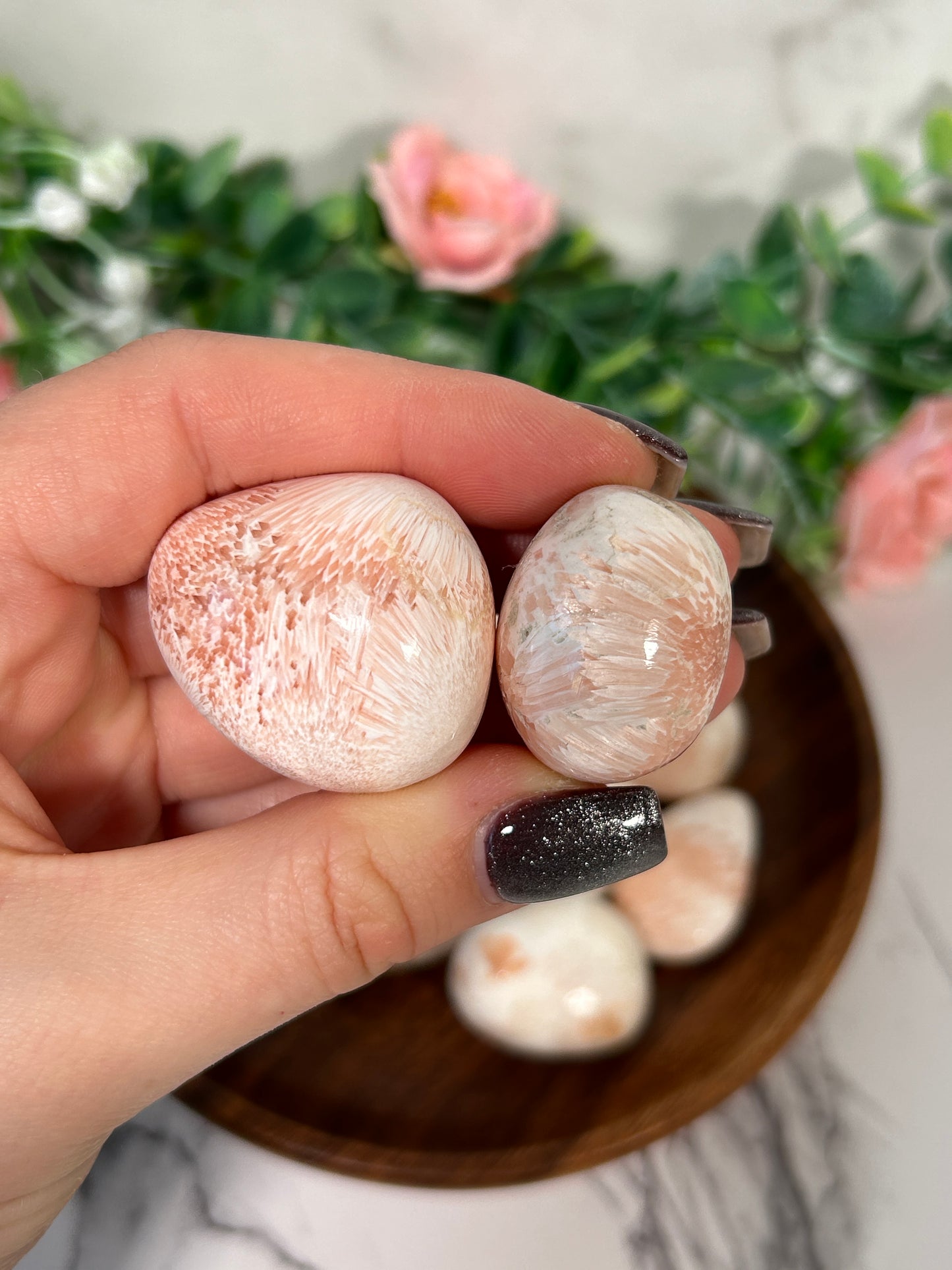 Pink Scolecite Tumble