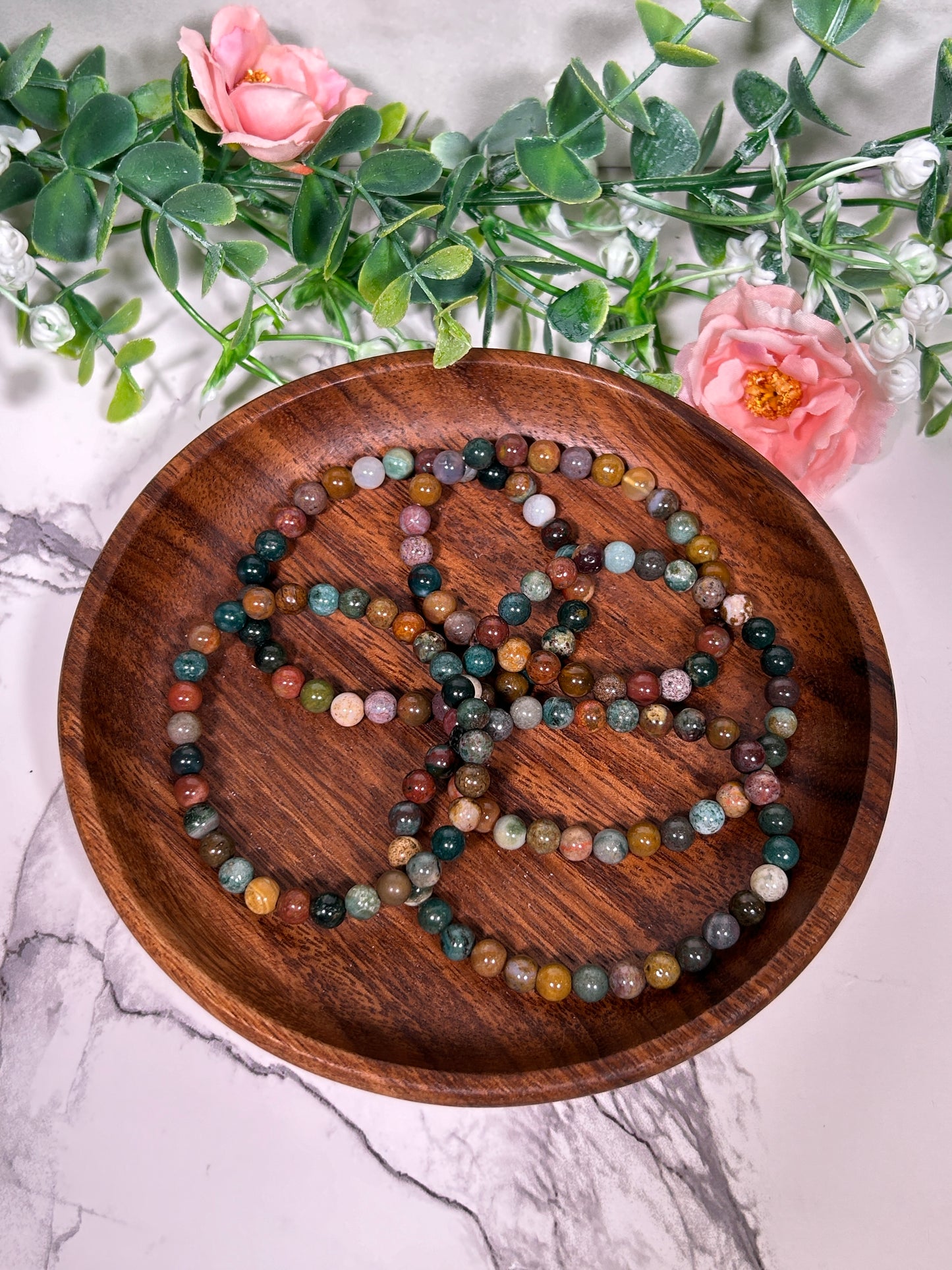 6mm sea jasper bracelet