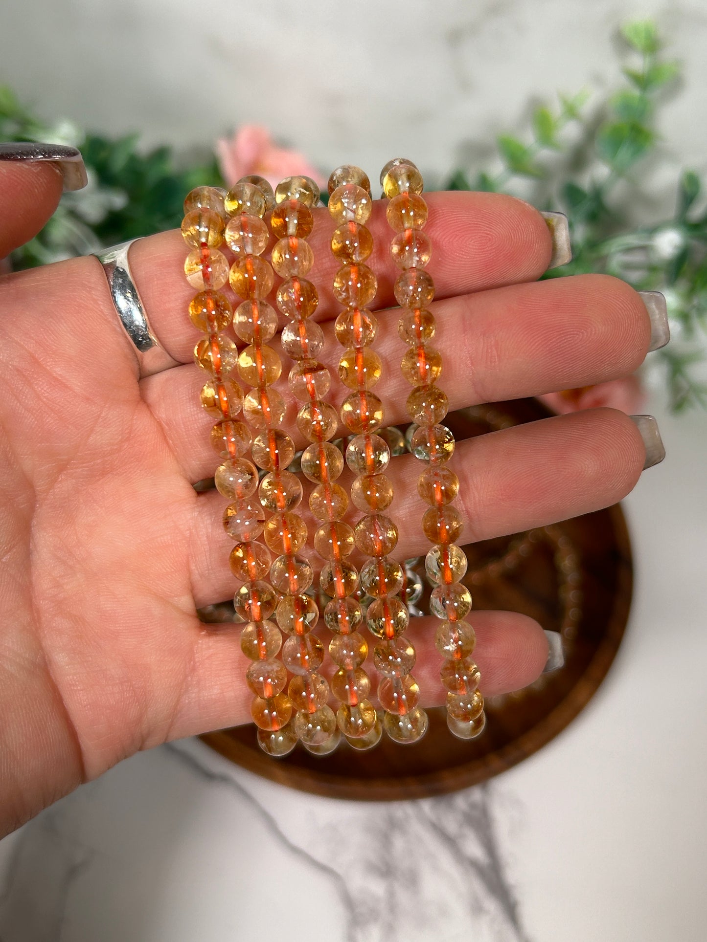 6mm citrine bracelet