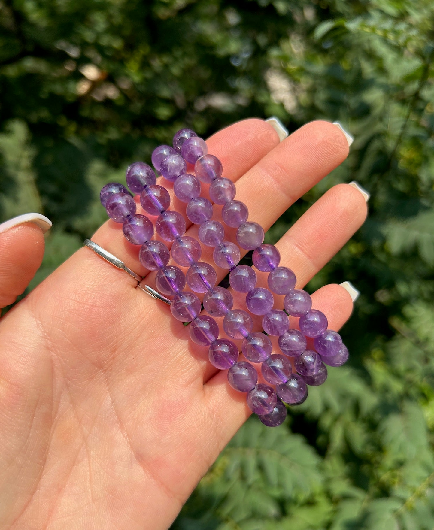 Amethyst 8mm Bracelet