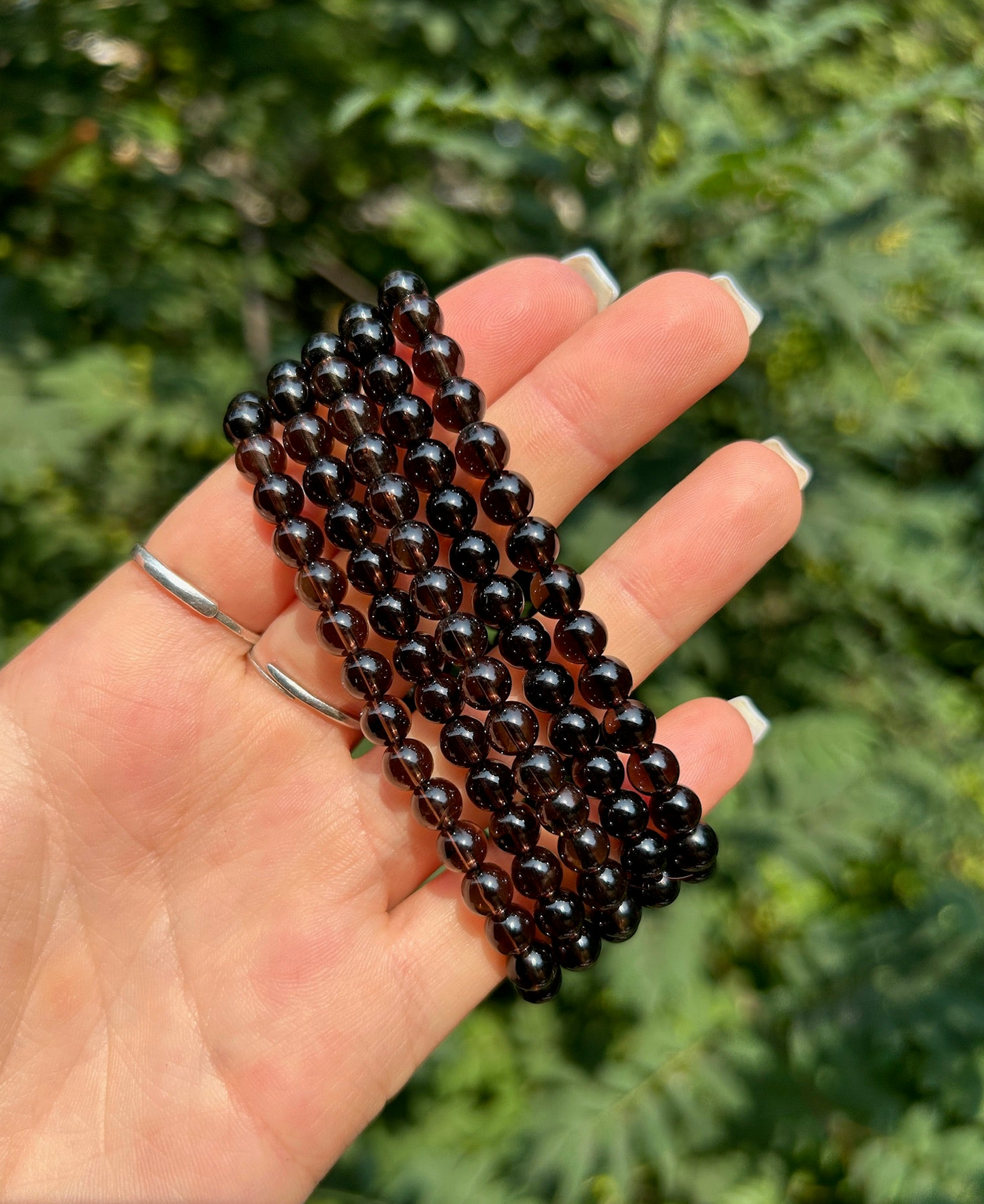 Smokey Quartz 6mm Bracelet